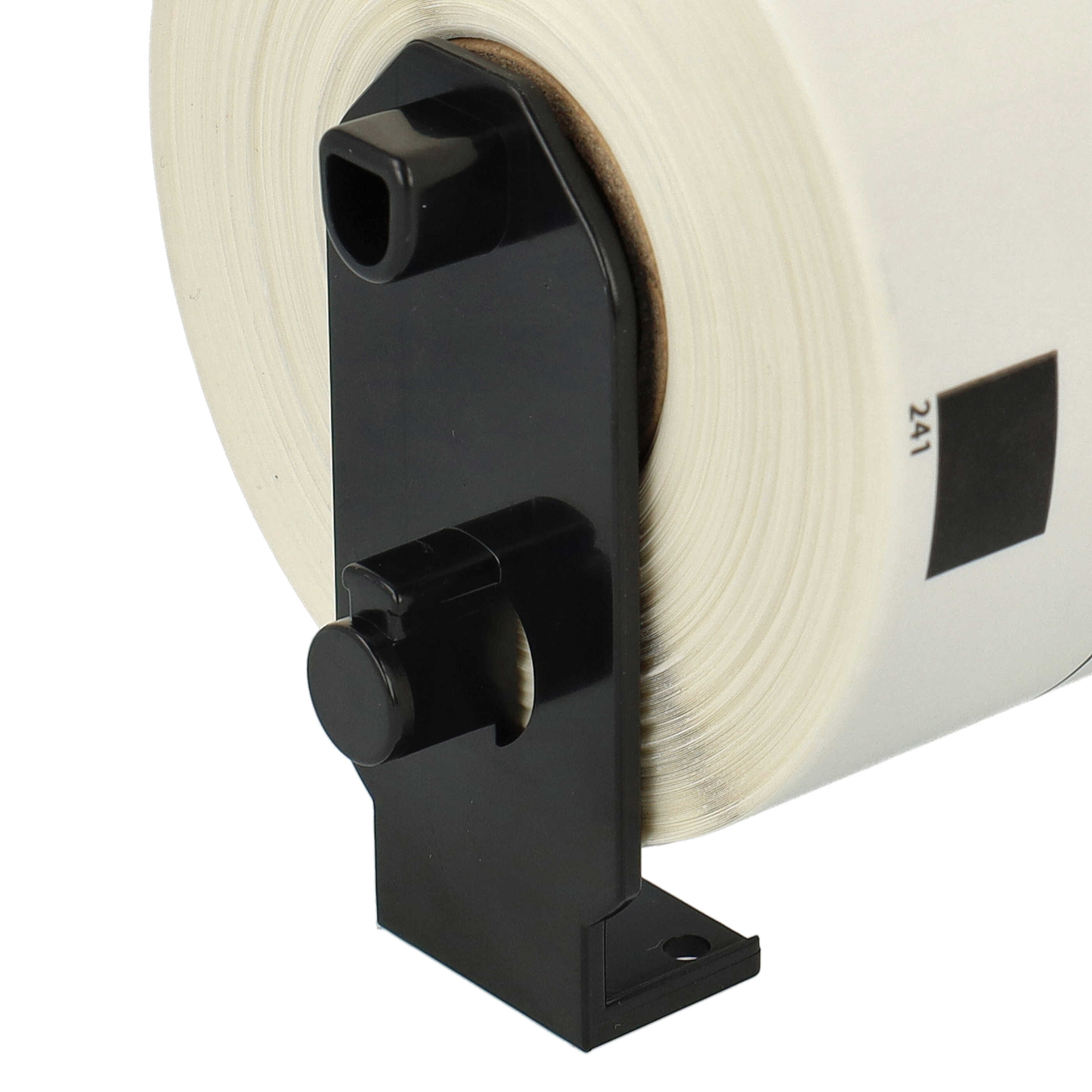 3x Label Roll replaces Brother DK-11241 Labeller - Standard 102 mm x 152 mm + Holder
