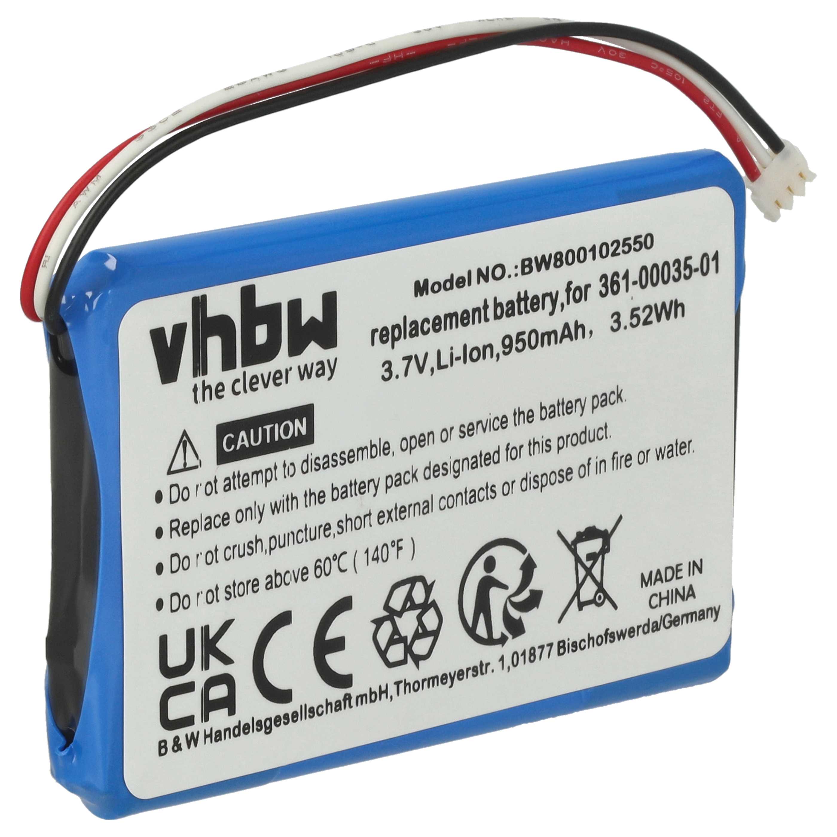 Vhbw batteria compatibile con Garmin Mitac Mio Spirit 8500 LM navigatore GPS (900mAh, 3,7V, Li-Ion) | Leroy Merlin Vhbw batteria compatibile con Garmin Mitac Mio Spirit 8500 LM navigatore GPS (900mAh, 3,7V, Li-Ion) | Leroy Merlin