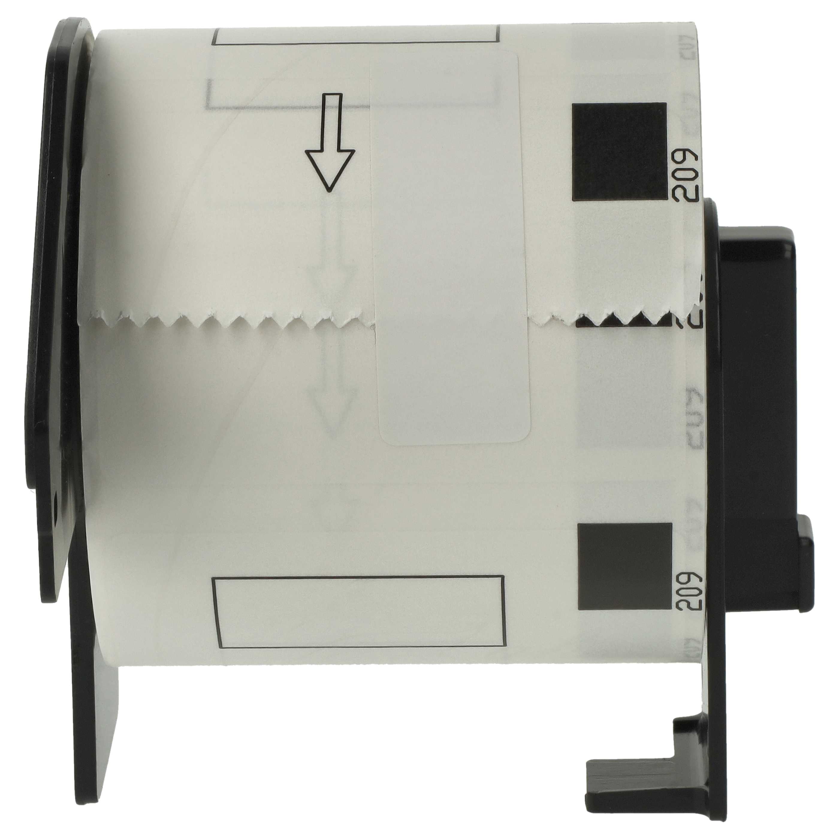10x Label Roll replaces Brother DK-11209 Labeller - Premium 62 mm x 29 mm + Holder