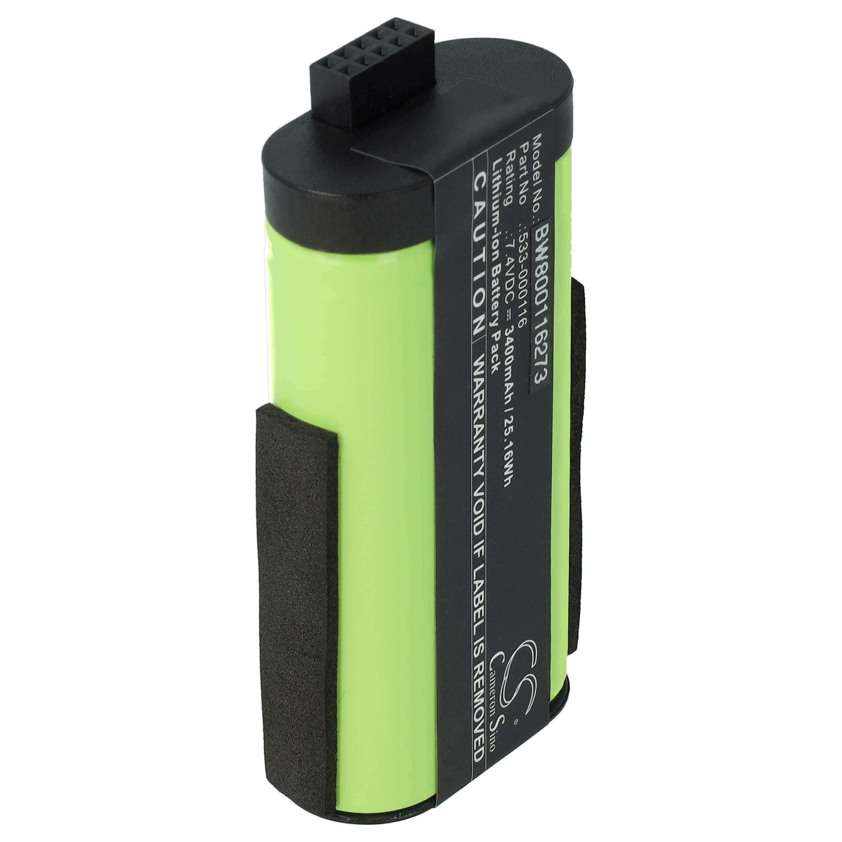 Batería reemplaza Logitech 533-000116, 533-000138 para altavoces Logitech - 3400 mAh 7,4 V Li-Ion