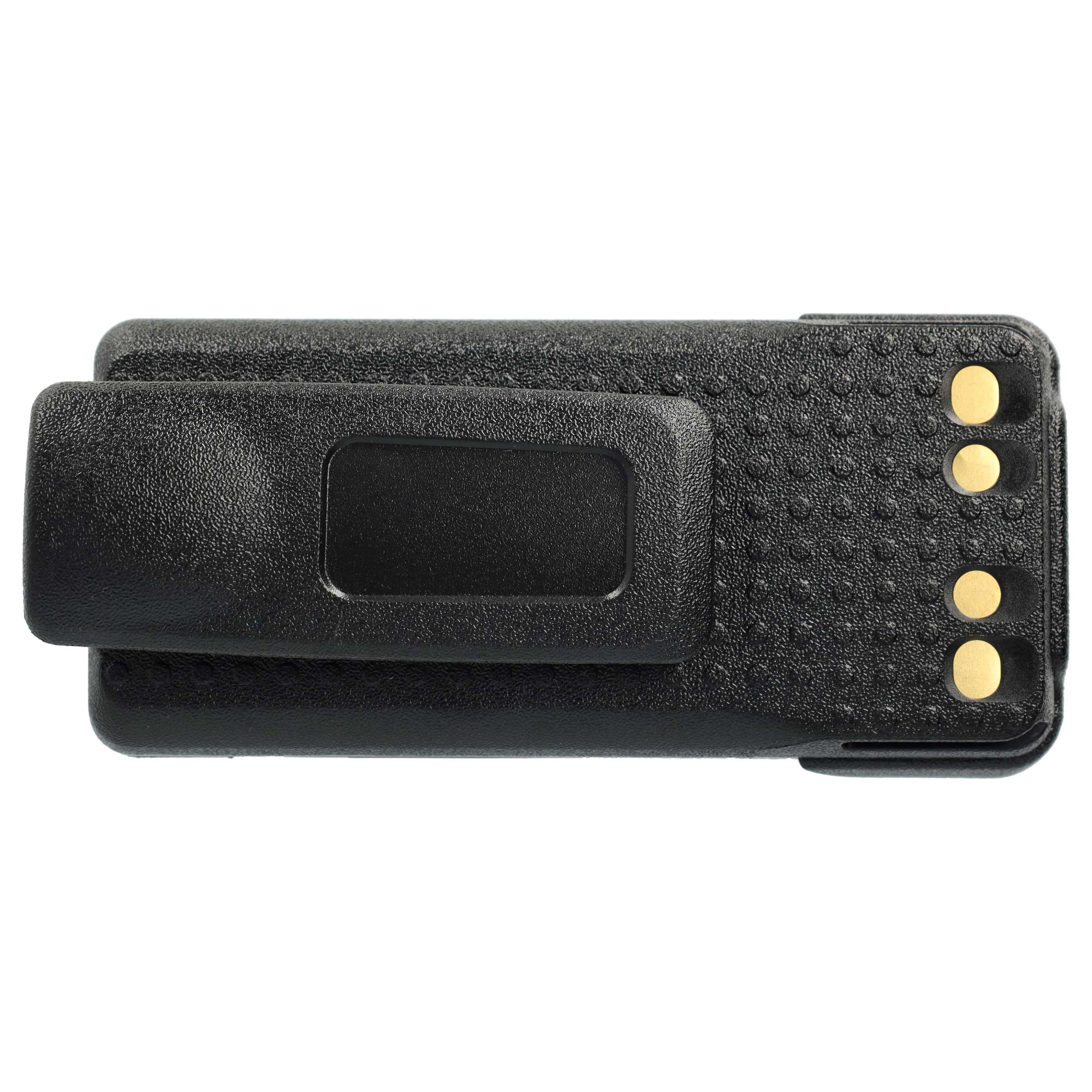 Radio 2x Battery replaces Motorola PMNN4416, PMNN4415AR, PMNN4415, PMNN441 - 2600 mAh 7.4 V Li-Ion + Belt Clip
