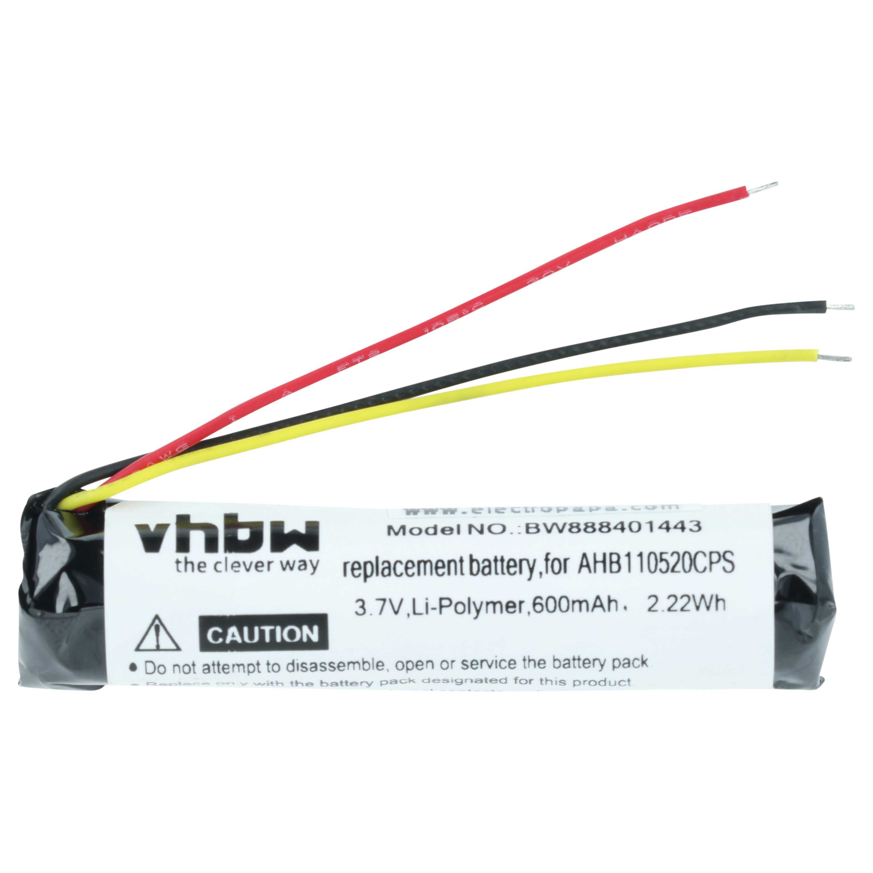 Akumulator do słuchawek bezprzewodowych zamiennik Bose AHB110520CPS - 400 mAh 3,7 V LiPo