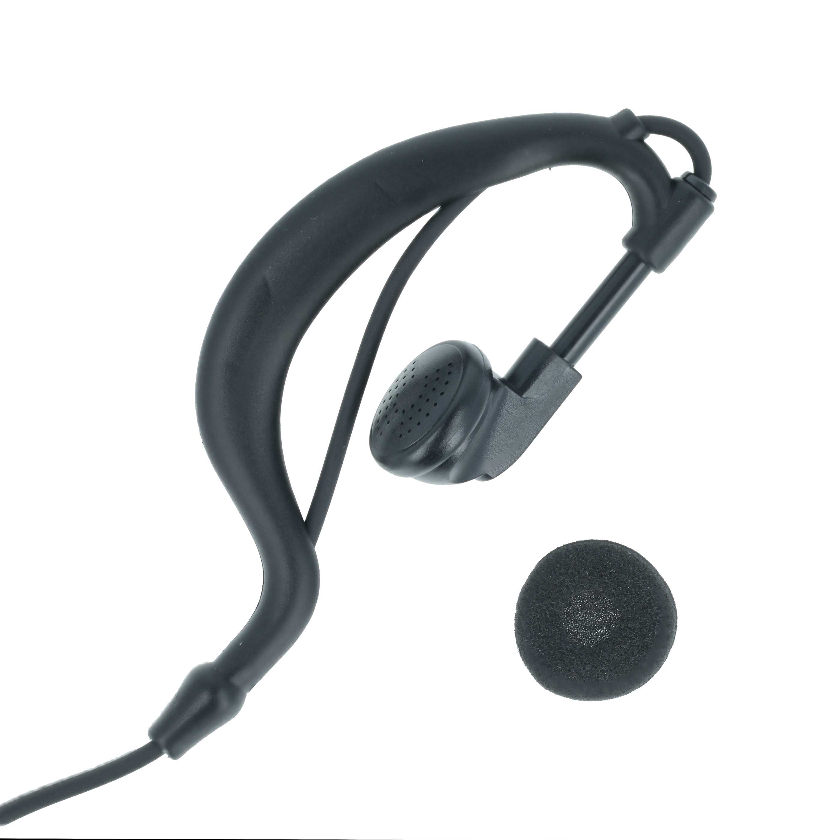 5x Security Radio Headset - "Take Call Button", Clip Mount