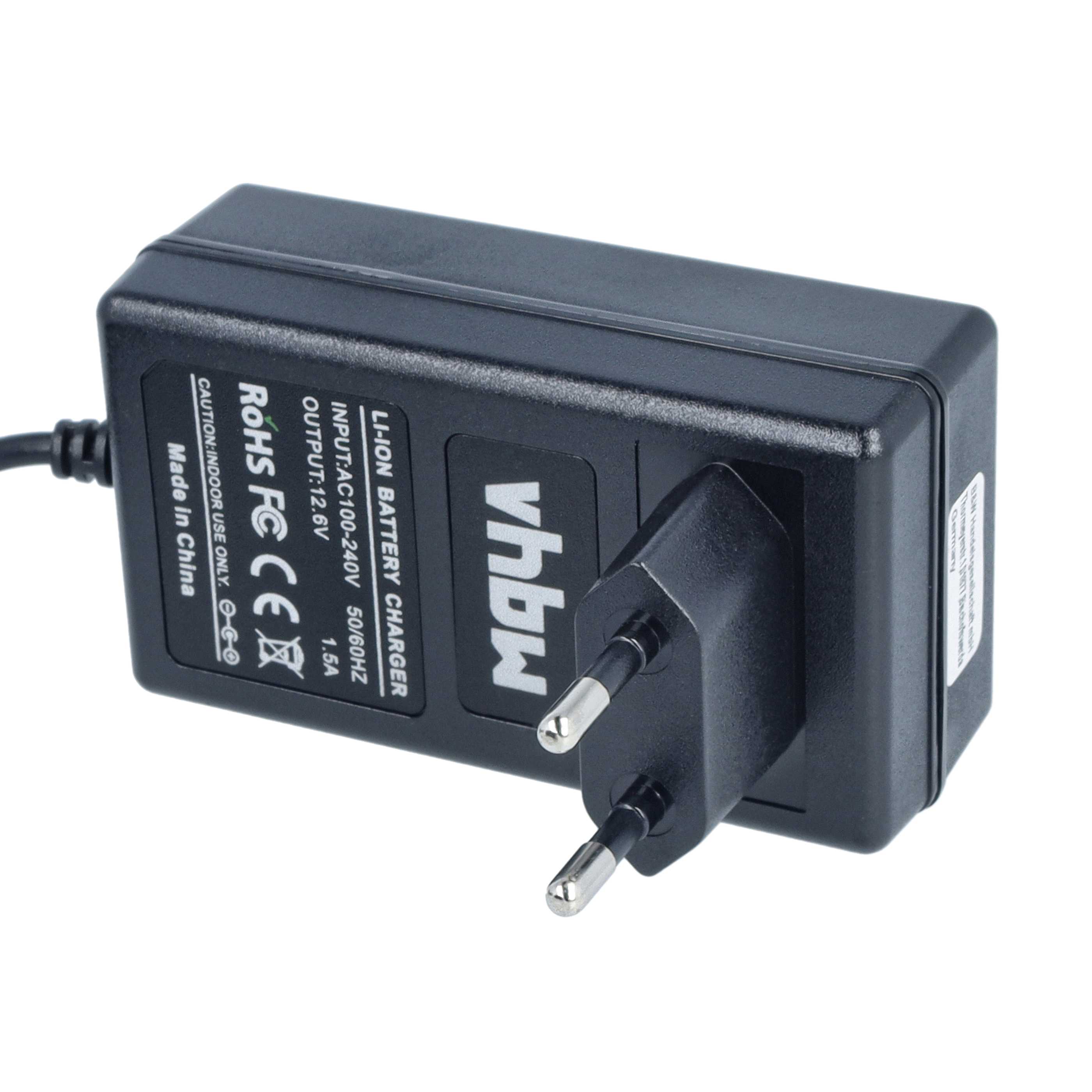 Charger suitable for Worx, Rockwell W125.1 Power Tool Batteries etc. - Li-Ion, 1.5A