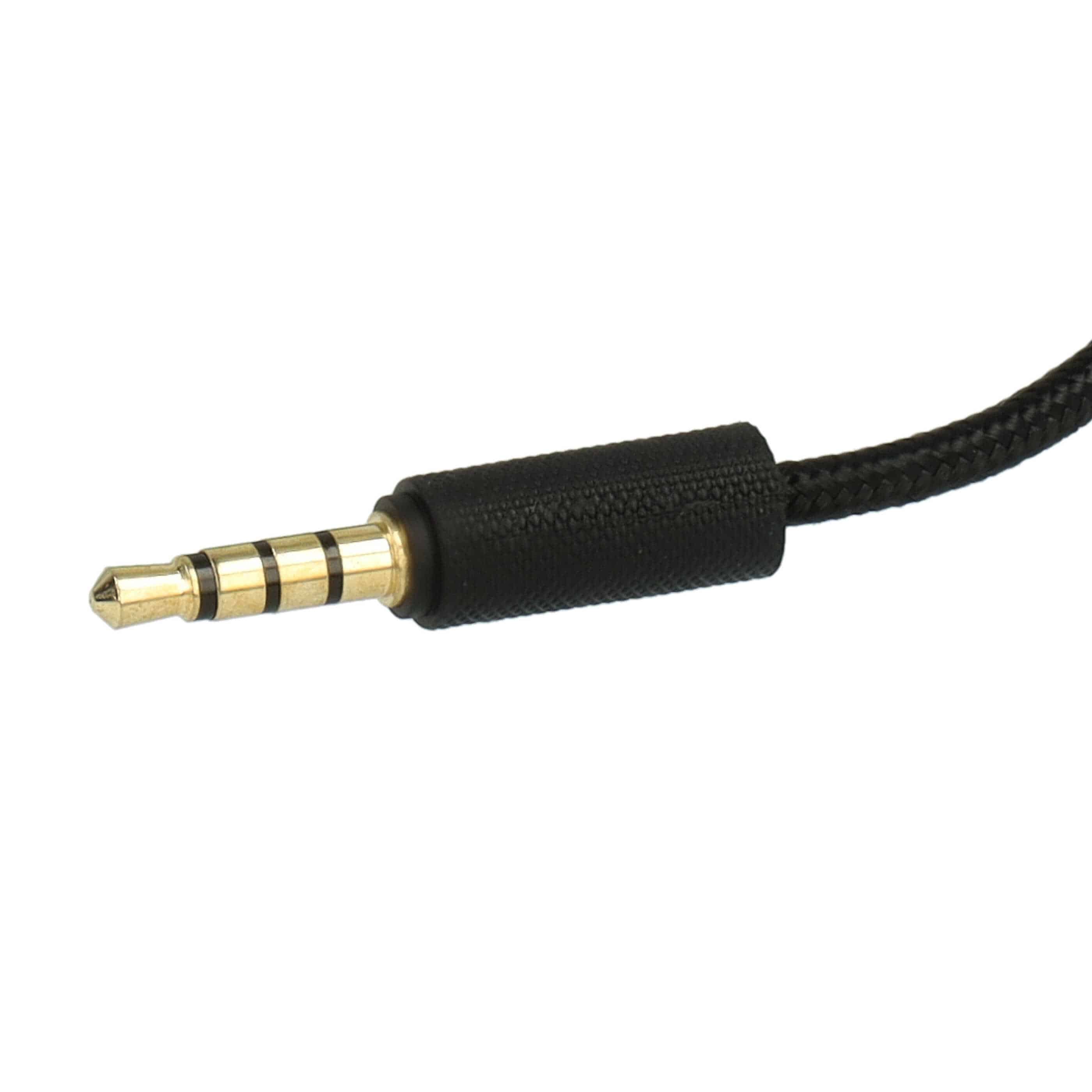 Kabel do słuchawek Logitech G Pro, G Pro X, G233, G433 - czarny, 200 cm