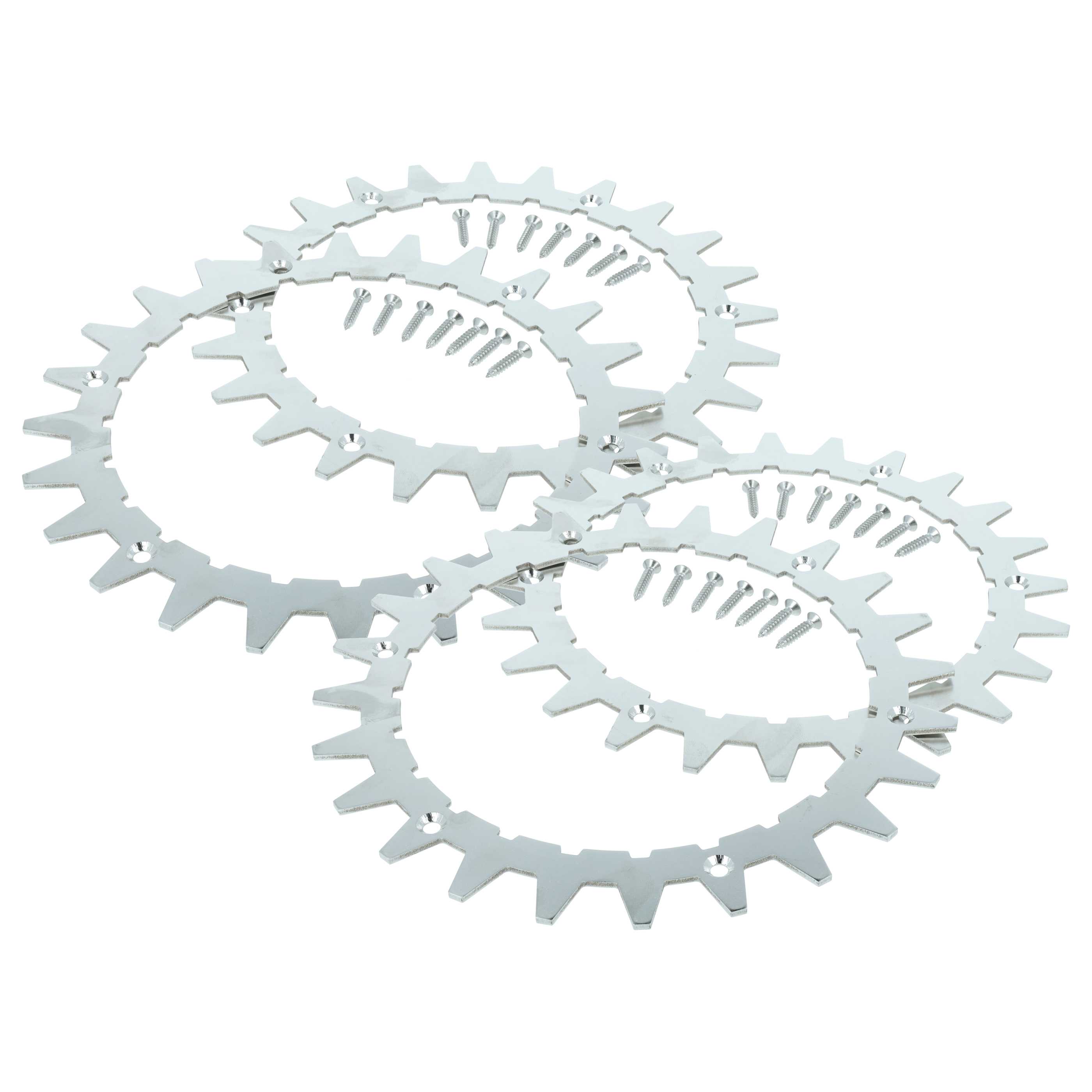 4x Spikes suitable for Worx WR141E Robot Mower - Stainless Steel, 24 Teeth