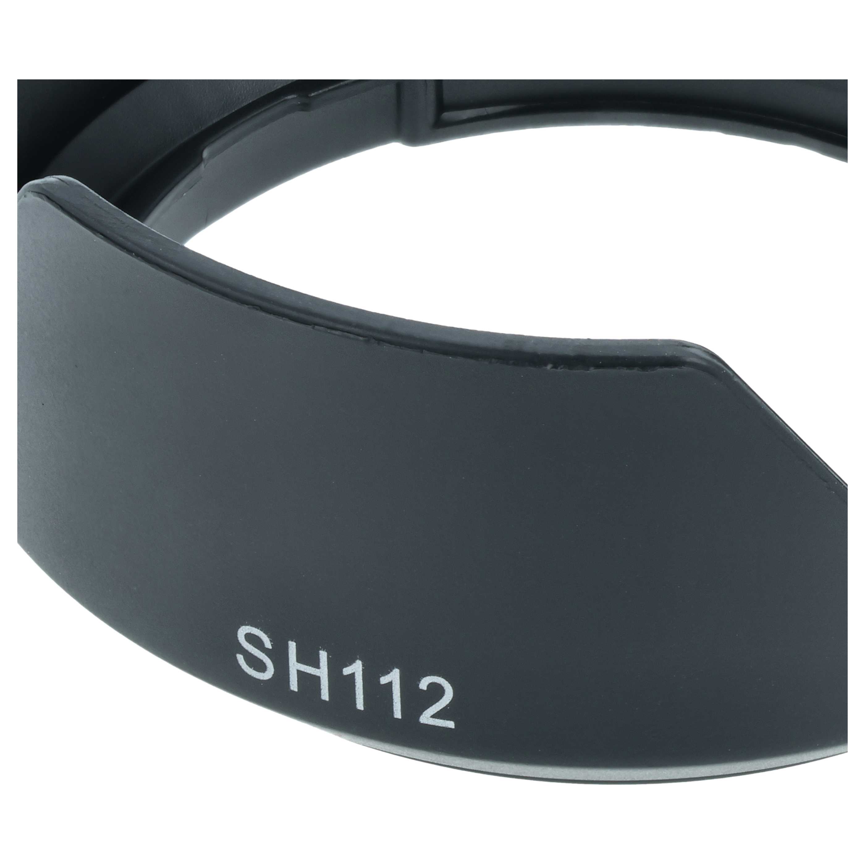 Lens Hood replaces Sony ALC-SH112 for Sony Lens with 49 mm Diameter, plastic, black