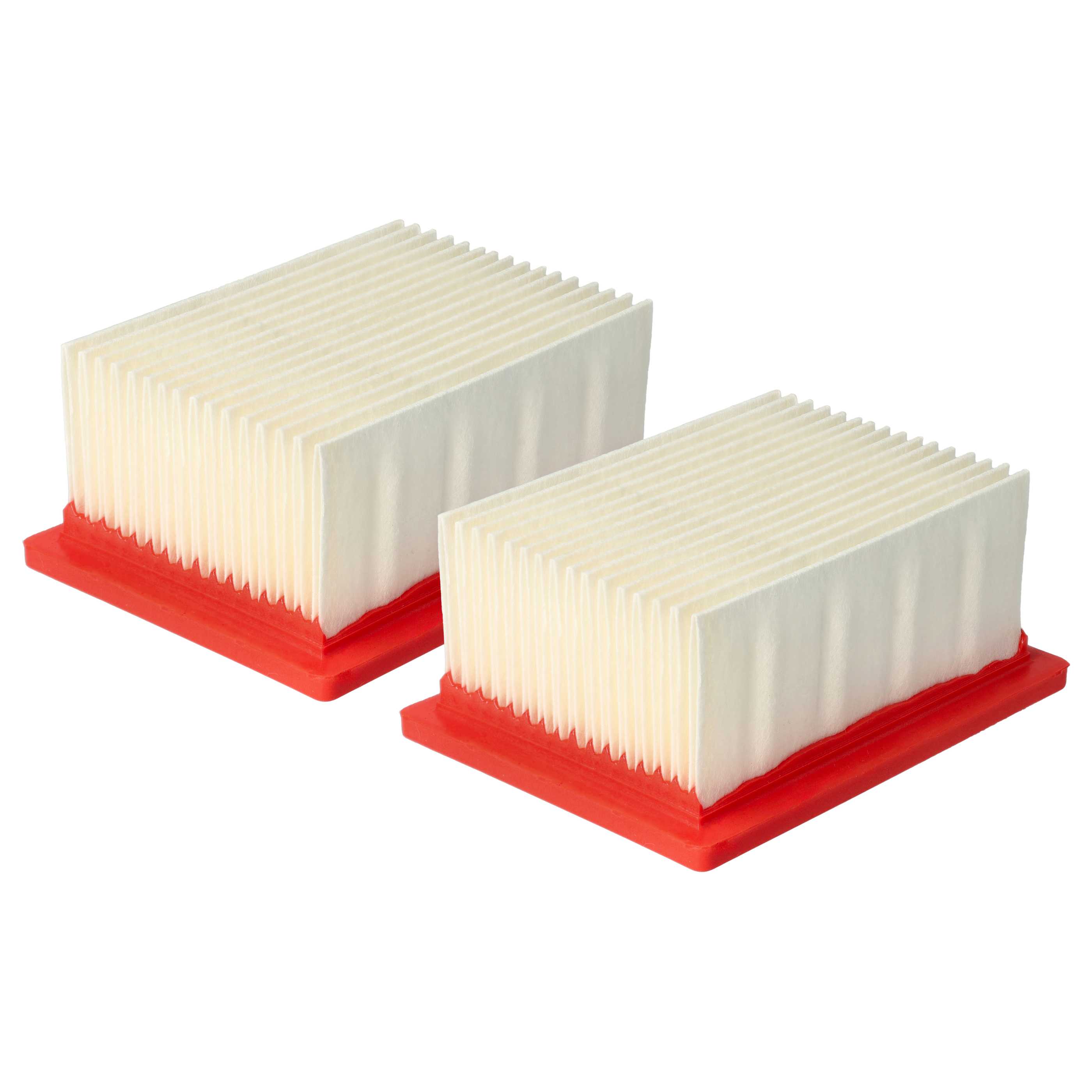 2x Filter replaces Metabo 623768000 for Metabo Vacuum Cleaner, filter class HEPA