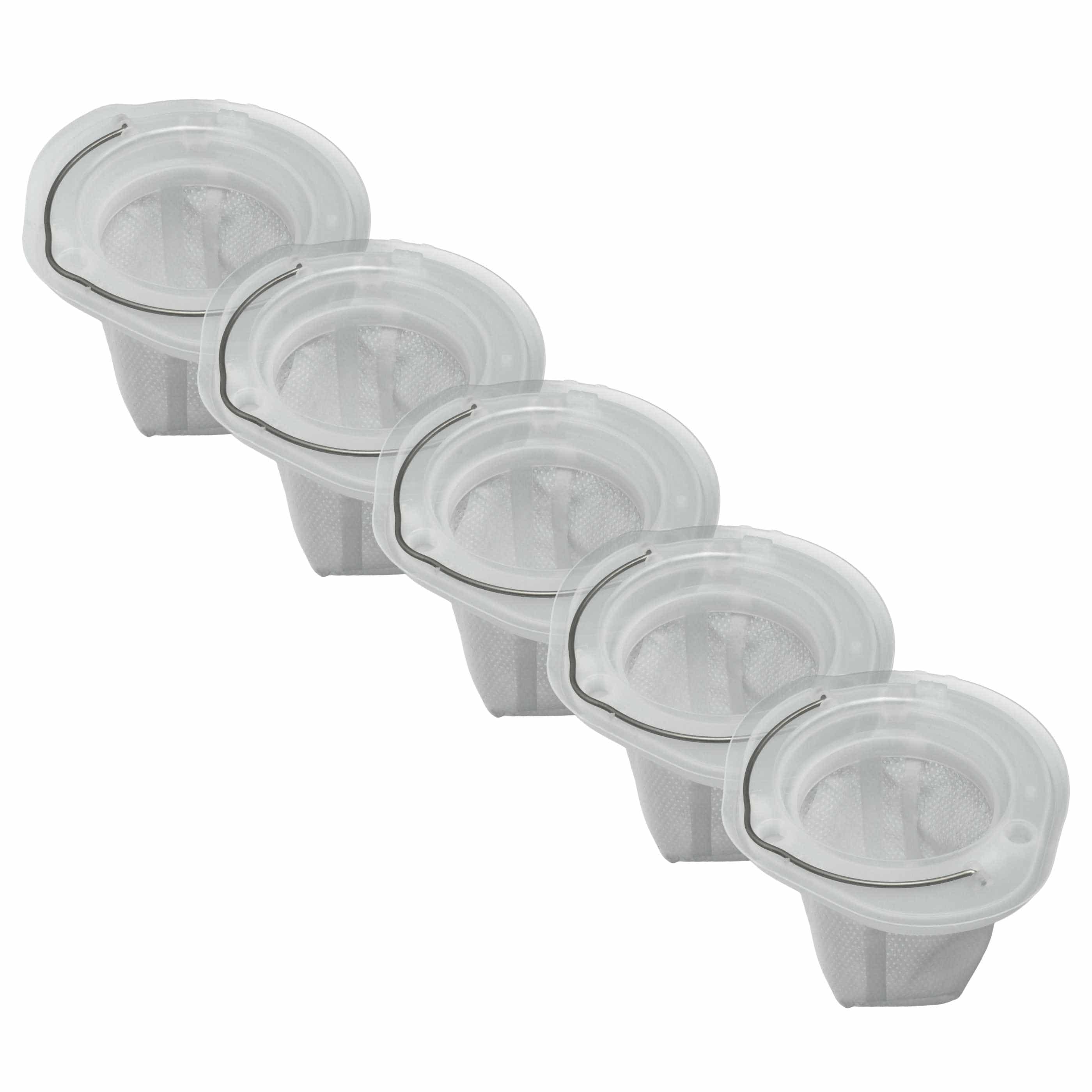 5x Filterfilter replaces Black & Decker VBFE10, N566706 for Black & Decker Vacuum Cleaner