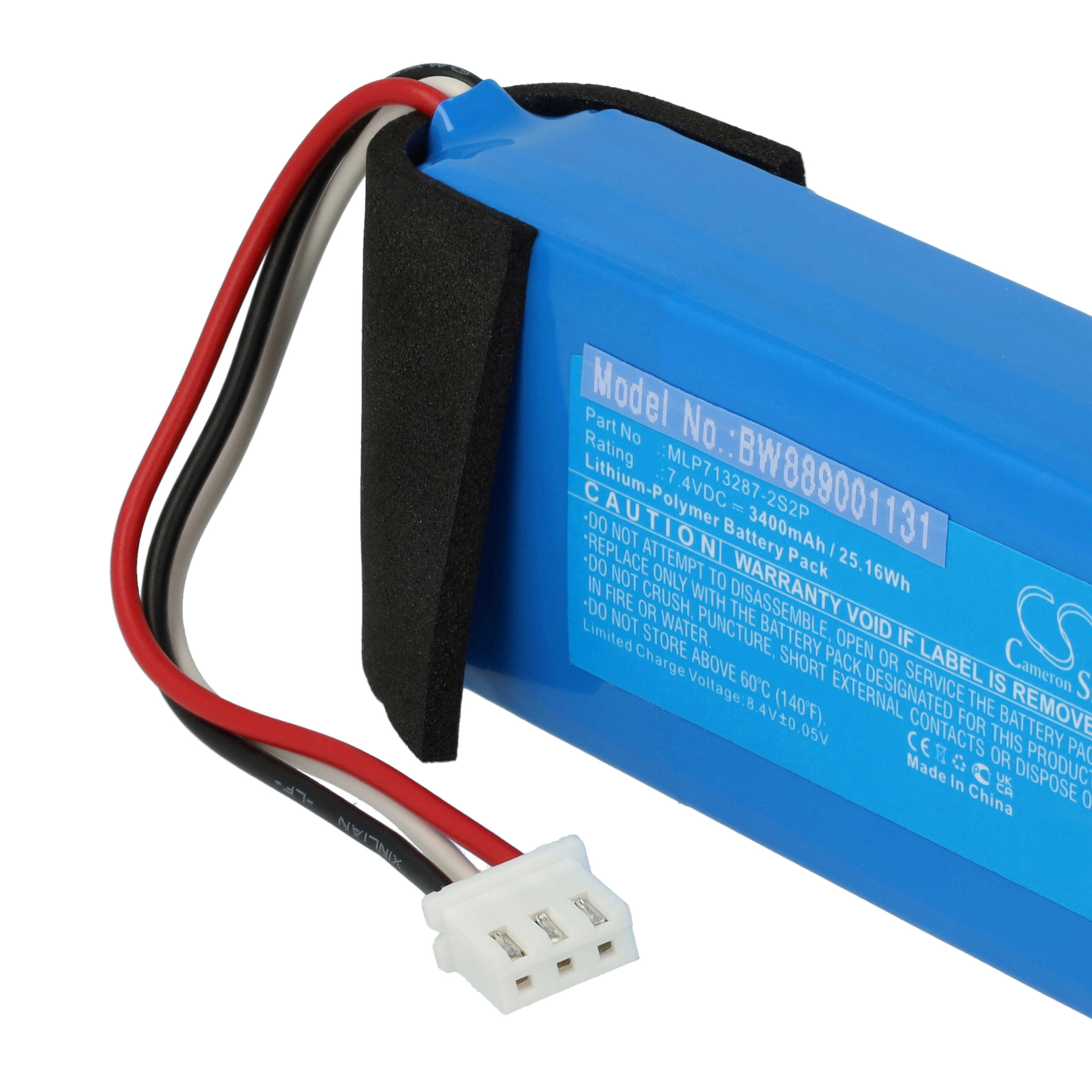 Akumulator do głośnika zamiennik Harman Kardon MLP713287-2S2P - LiPo 3400mAh