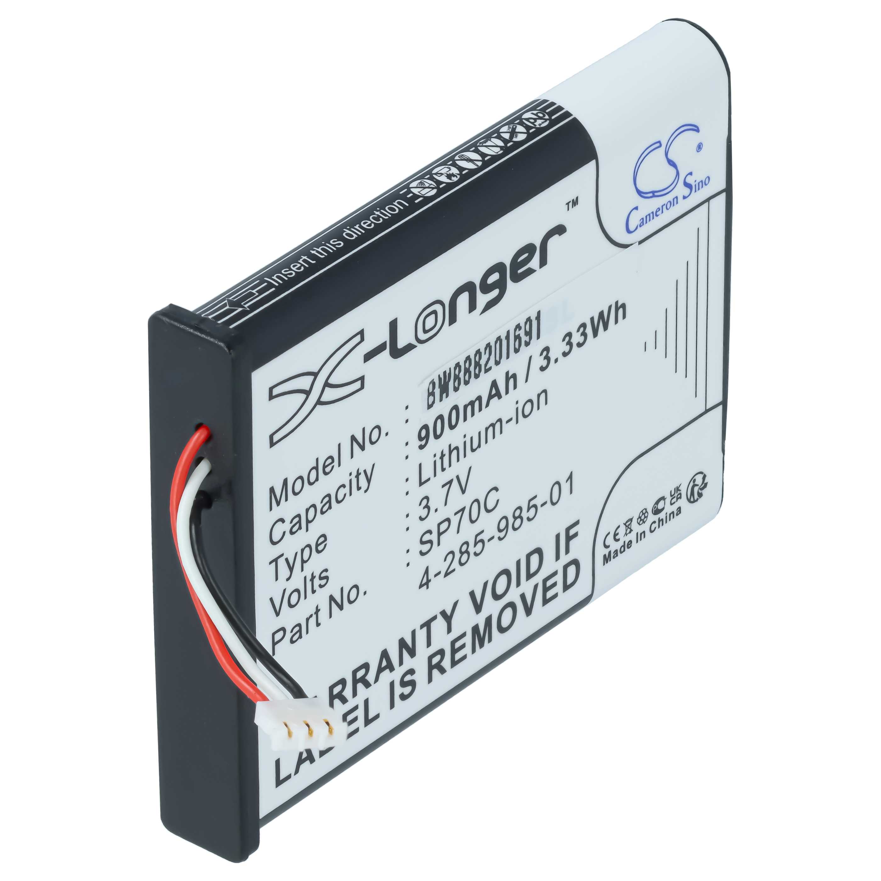 Games Console Battery replaces Sony 4-285-985-01, 4-435-245-01, SP70C - 900 mAh 3.7 V Li-Ion
