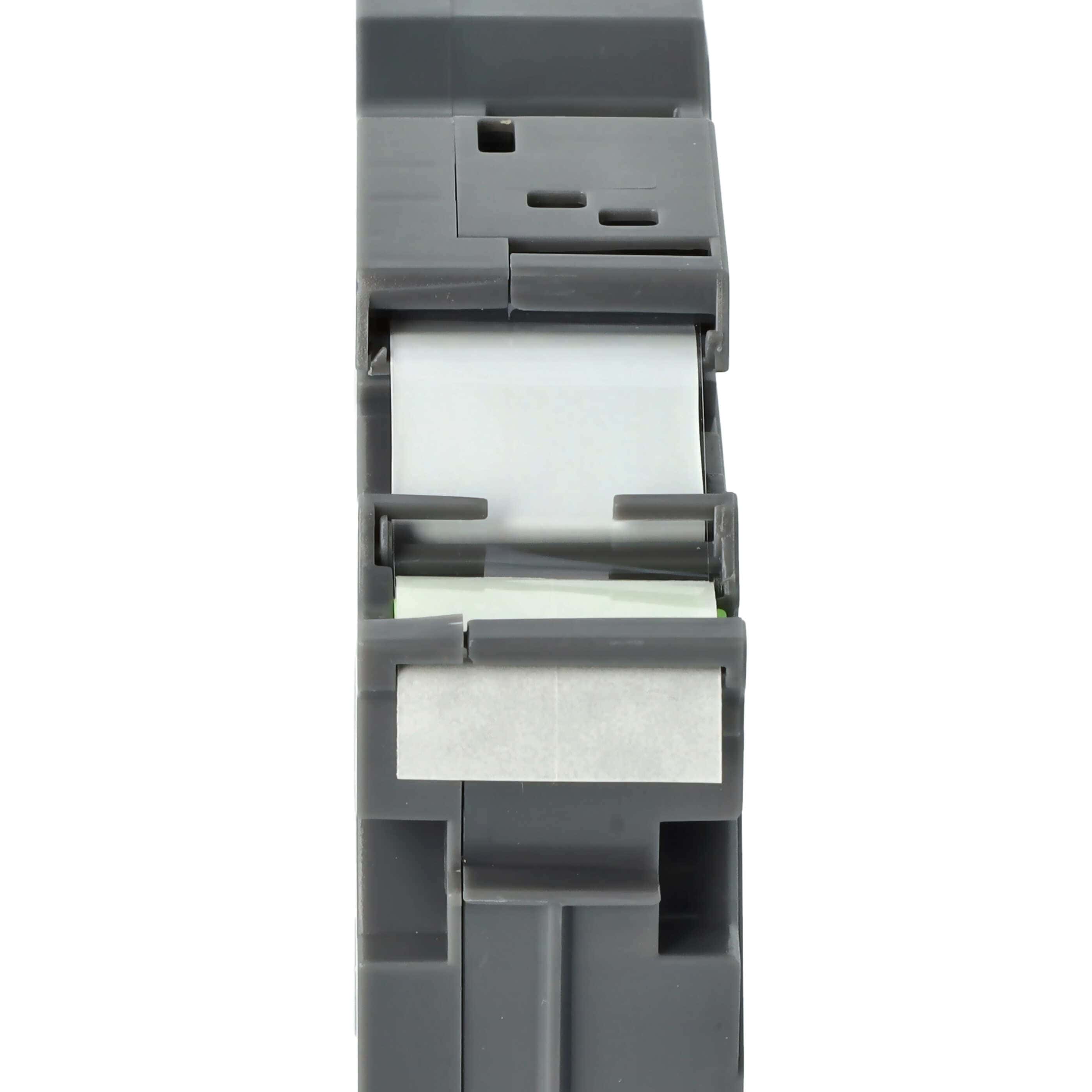 Cassette à ruban remplace Brother TZE-145, TZ-145 - 18mm lettrage Blanc ruban Transparent