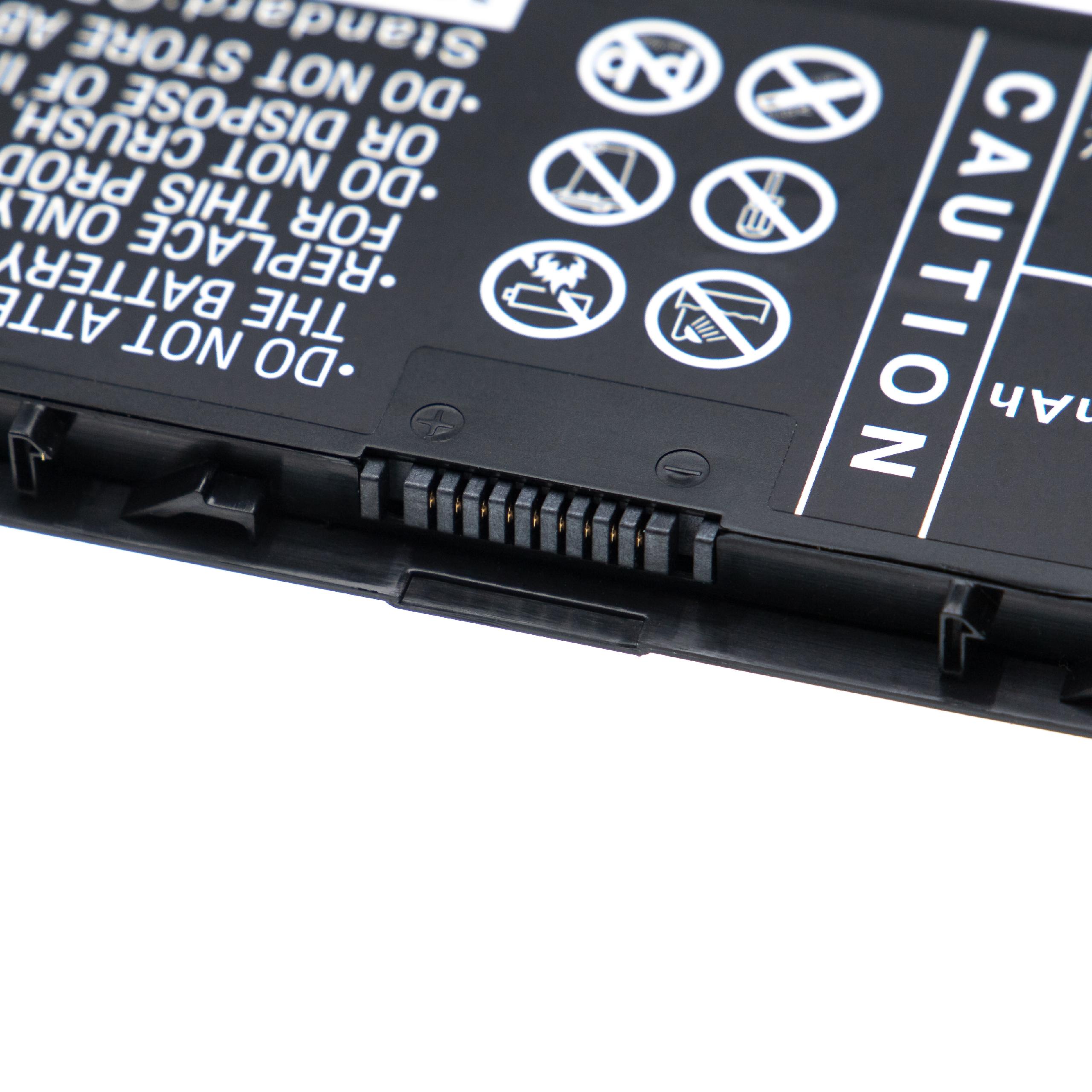Batterie remplace Dell 3RNFD, 34GKR, 451-BBFT, 451-BBFS pour ordinateur portable - 3500mAh 11,1V Li-ion, noir