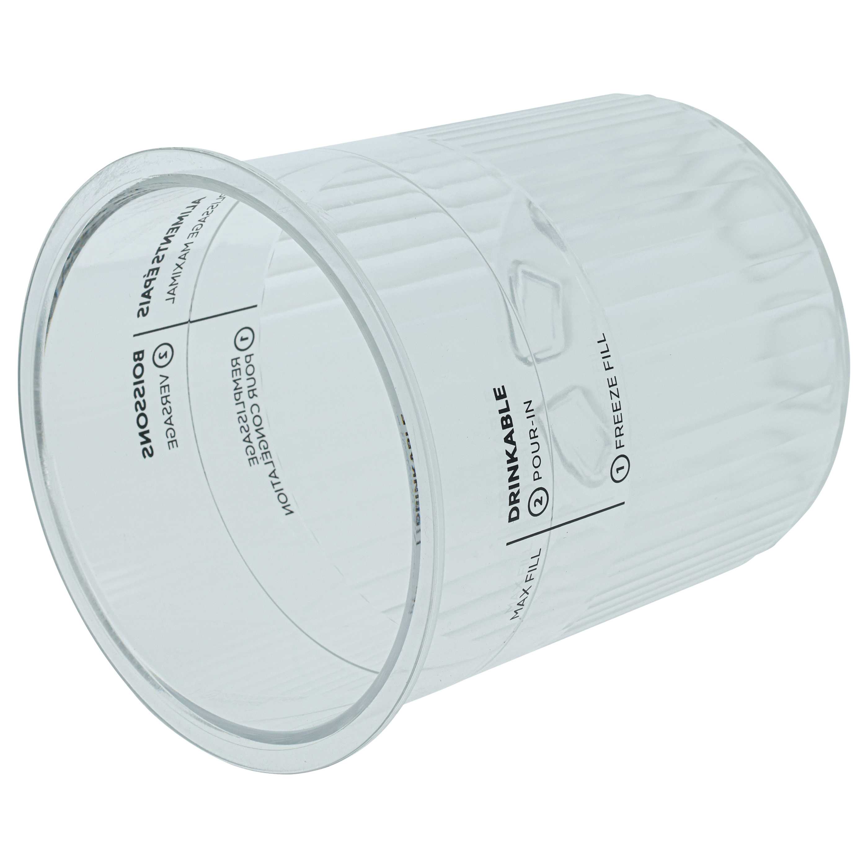 4x 680 ml Pojemniki do maszyny do lodów Ninja CREAMI NC500, NC501 - wolne od BPA