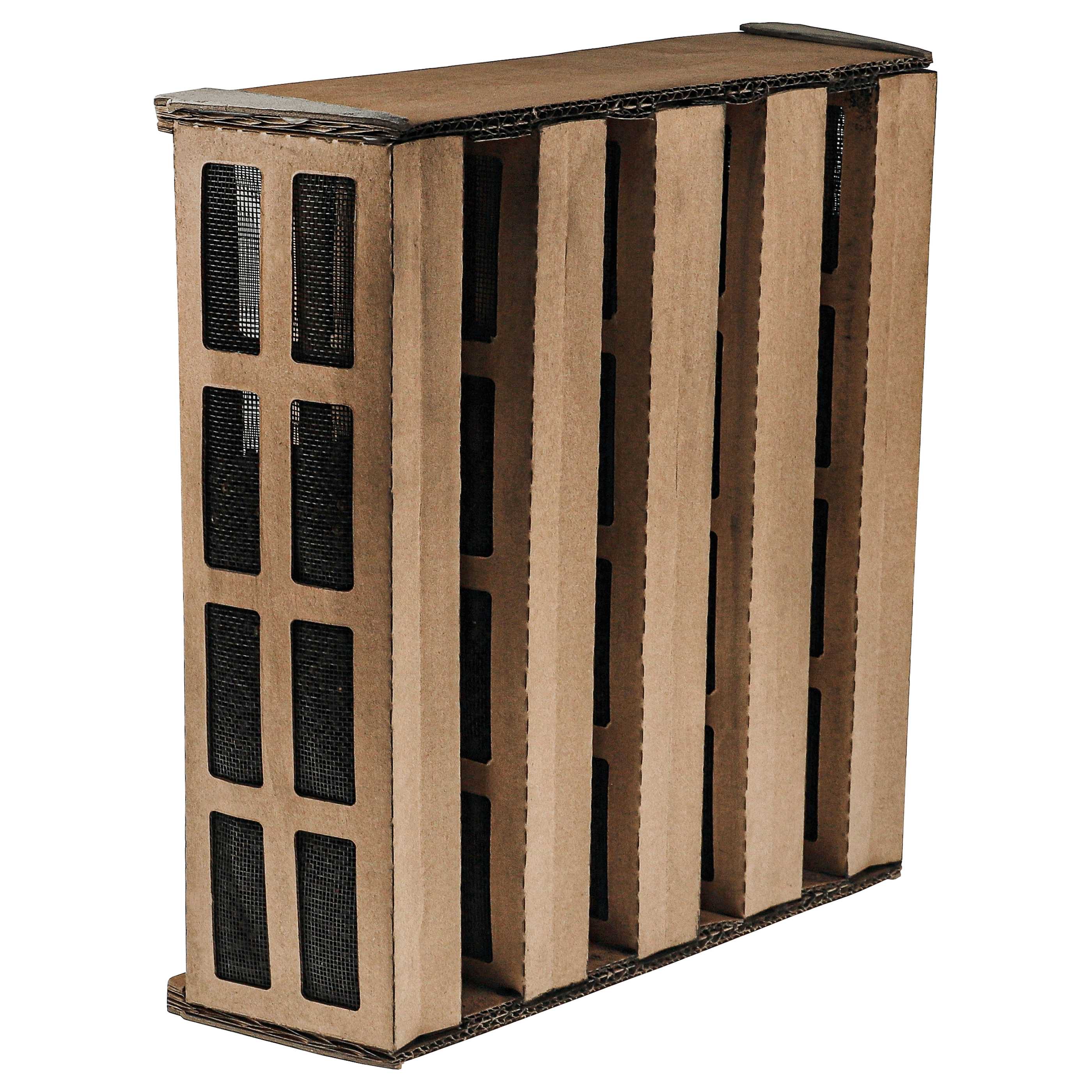 2x Gas and Odour Filter replaces IQAir 102181000, V5-Cell Air Purifier - cardboard / carbon fibres