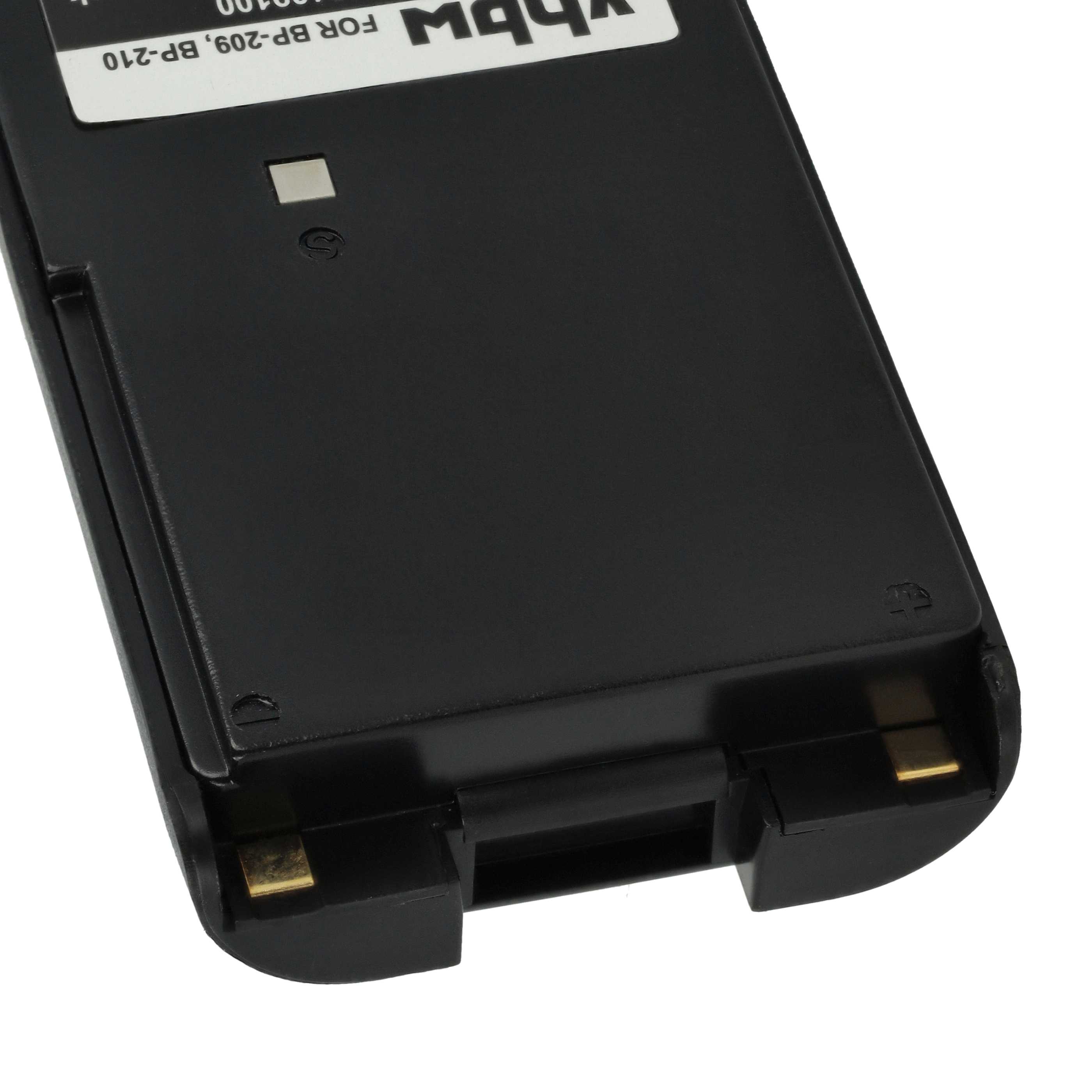 Radio 2x Battery replaces BP-209, BP-211, BP-210N, BP-209N, BP-210, BP-211N - 2300 mAh 7.2 V NiMH + Belt Clip
