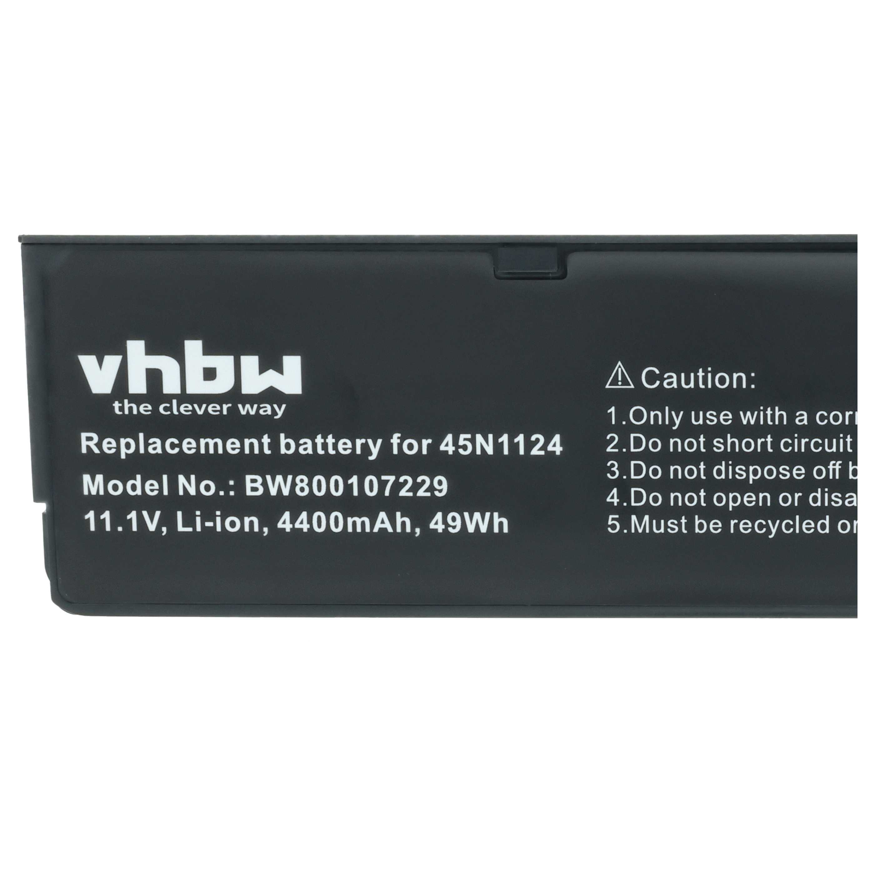 Akumulator do laptopa zamiennik Lenovo 00HW034, 00HW033, 0C52861, 0C52862 - 4400 mAh 11,1 V Li-Ion, czarny