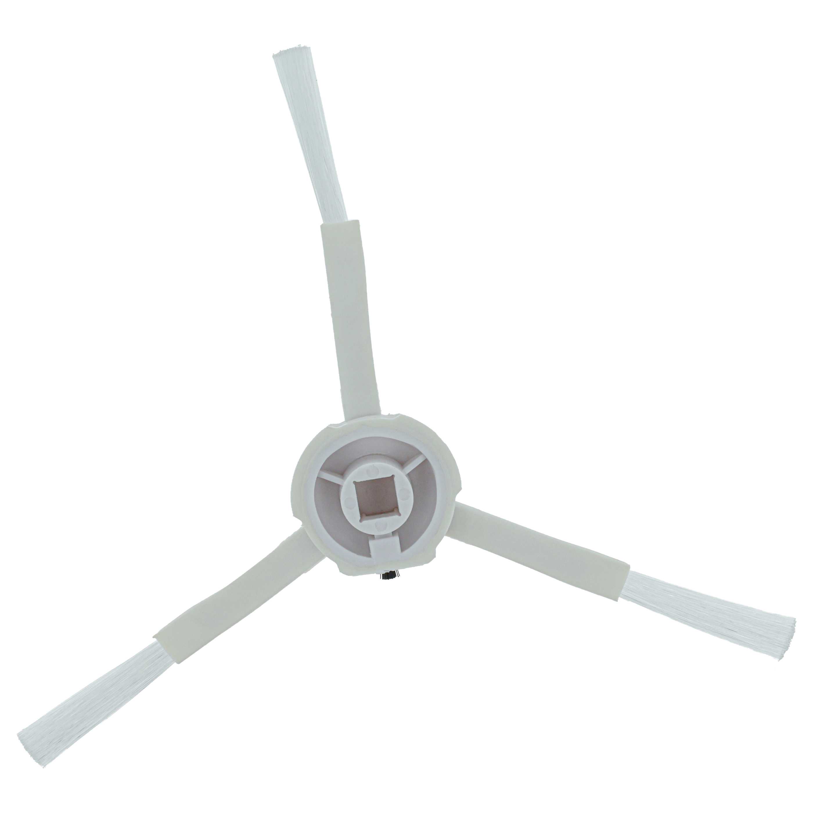 2x Side Brush suitable for Dreame, Xiaomi Mijia 1C Robot Vacuum Cleaner etc. - 3-armed, white