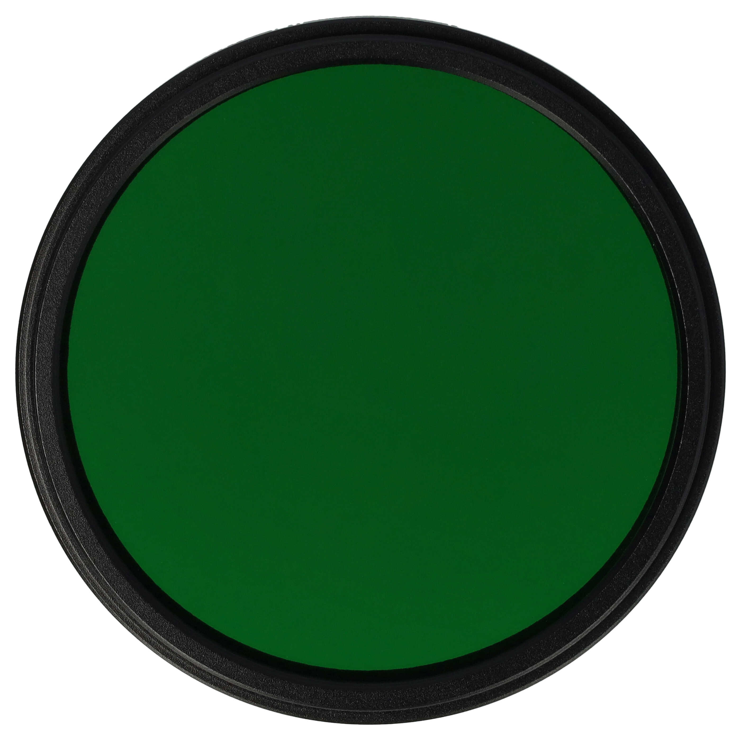 Filtr fotograficzny na obiektywy z gwintem 55 mm - filtr zielony