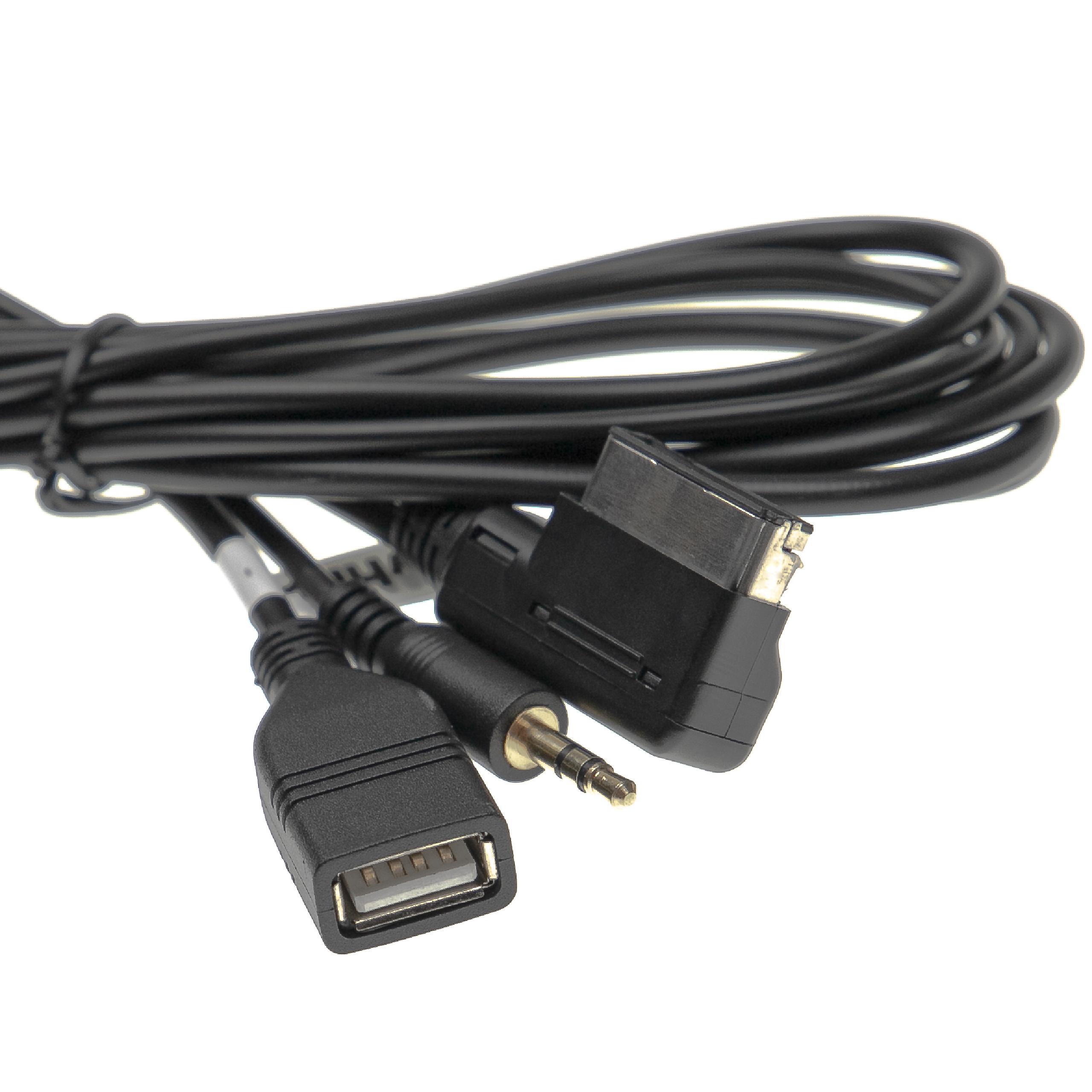 AUX Audio Adapter Cable for A1 Audi Car Radio etc.
