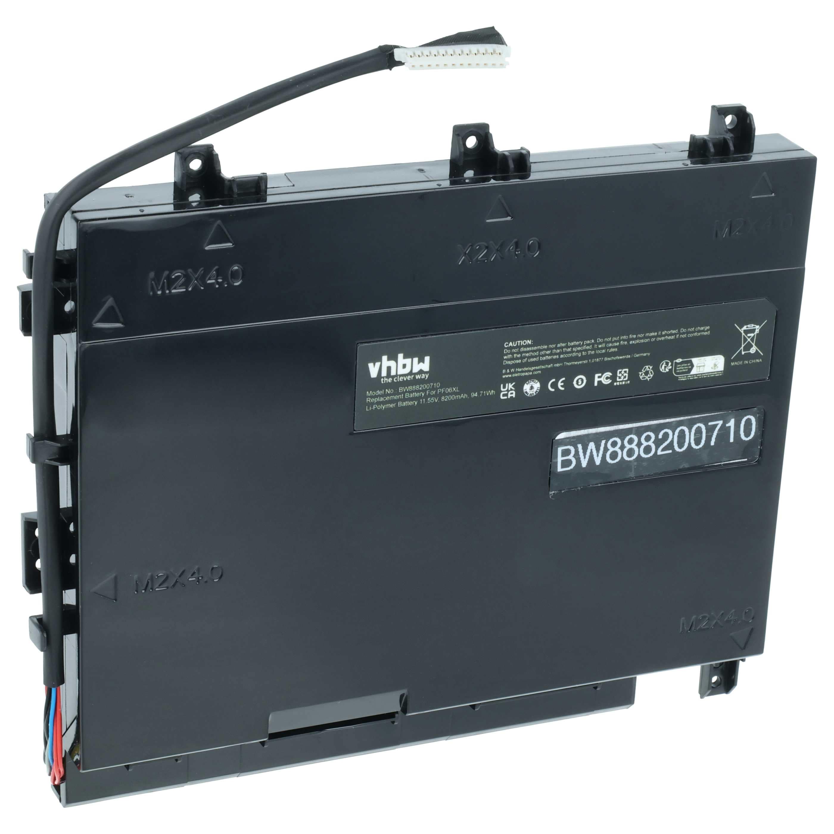 Akumulator do laptopa zamiennik HP 852801-2C1, 853294-855, 853294-850 - 8200 mAh 11,55 V Li-Ion, czarny