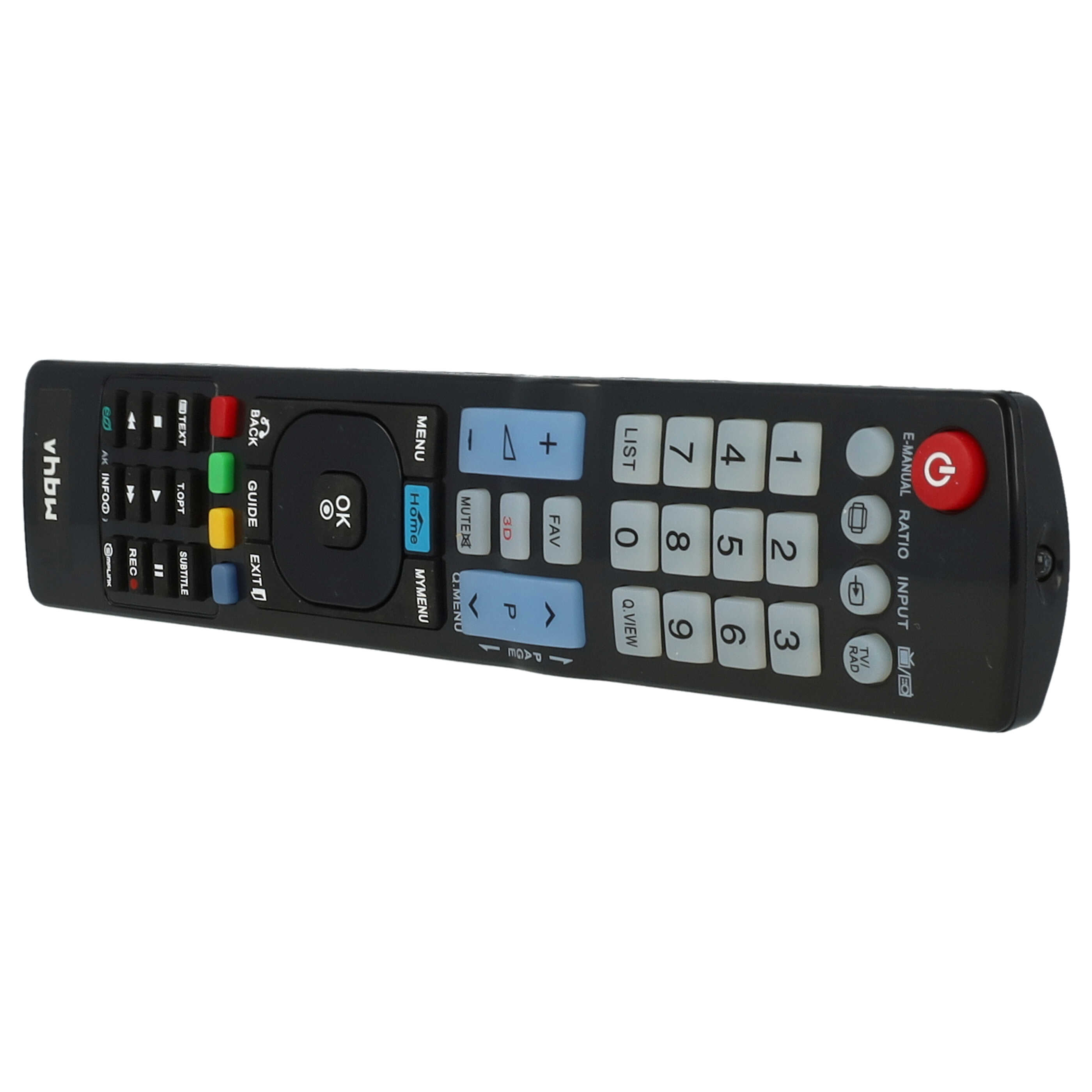 Remote Control replaces LG AKB73615309 for LG TV