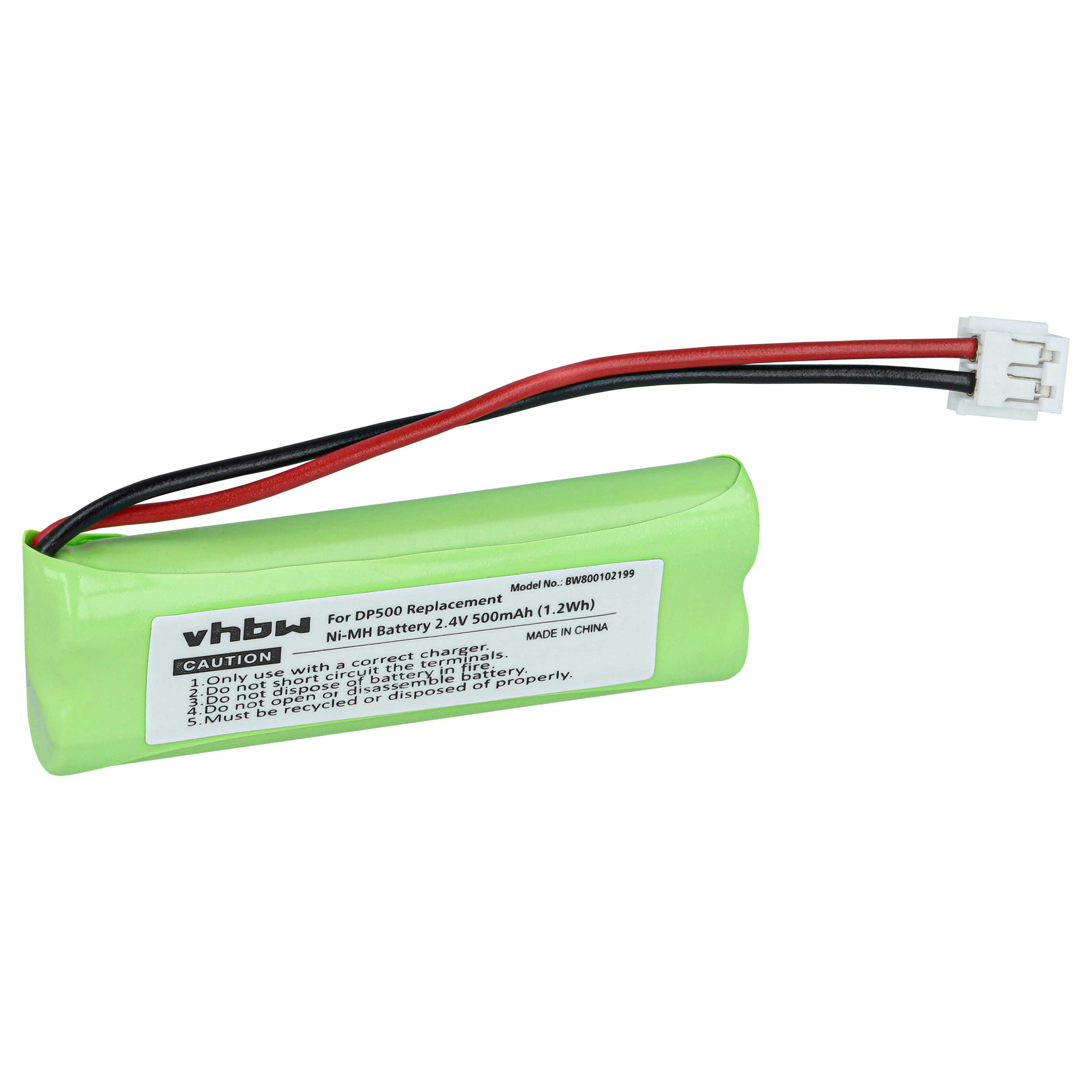 Landline Phone Battery Replacement for V-Tech 89-1337-00-00, CPH-518D - 500 mAh 2.4 V NiMH