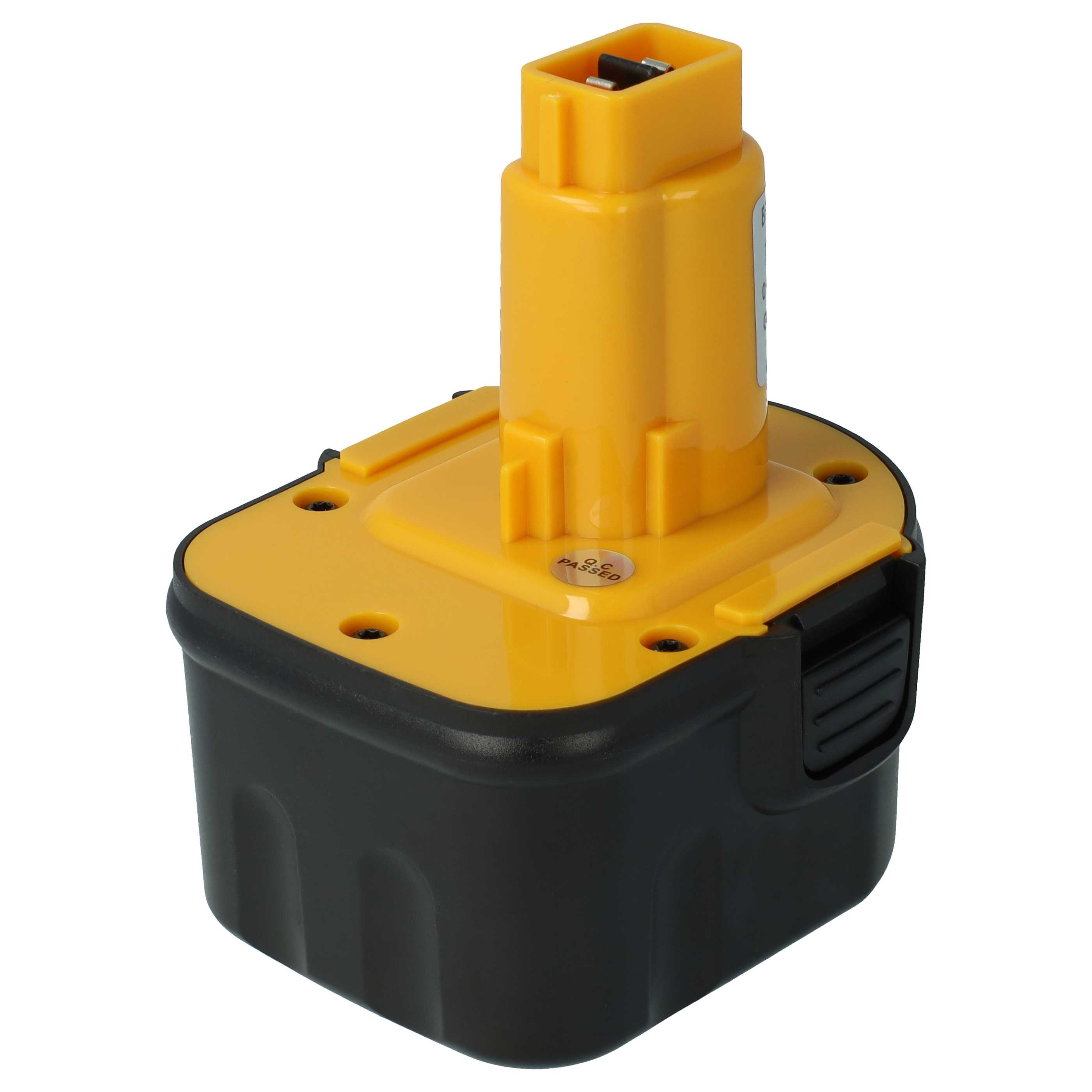 Batería para herramienta reemplaza Black & Decker A9274, A9252, A927, A9266, A9275, CD# - 2000 mAh, 12 V, NiMH