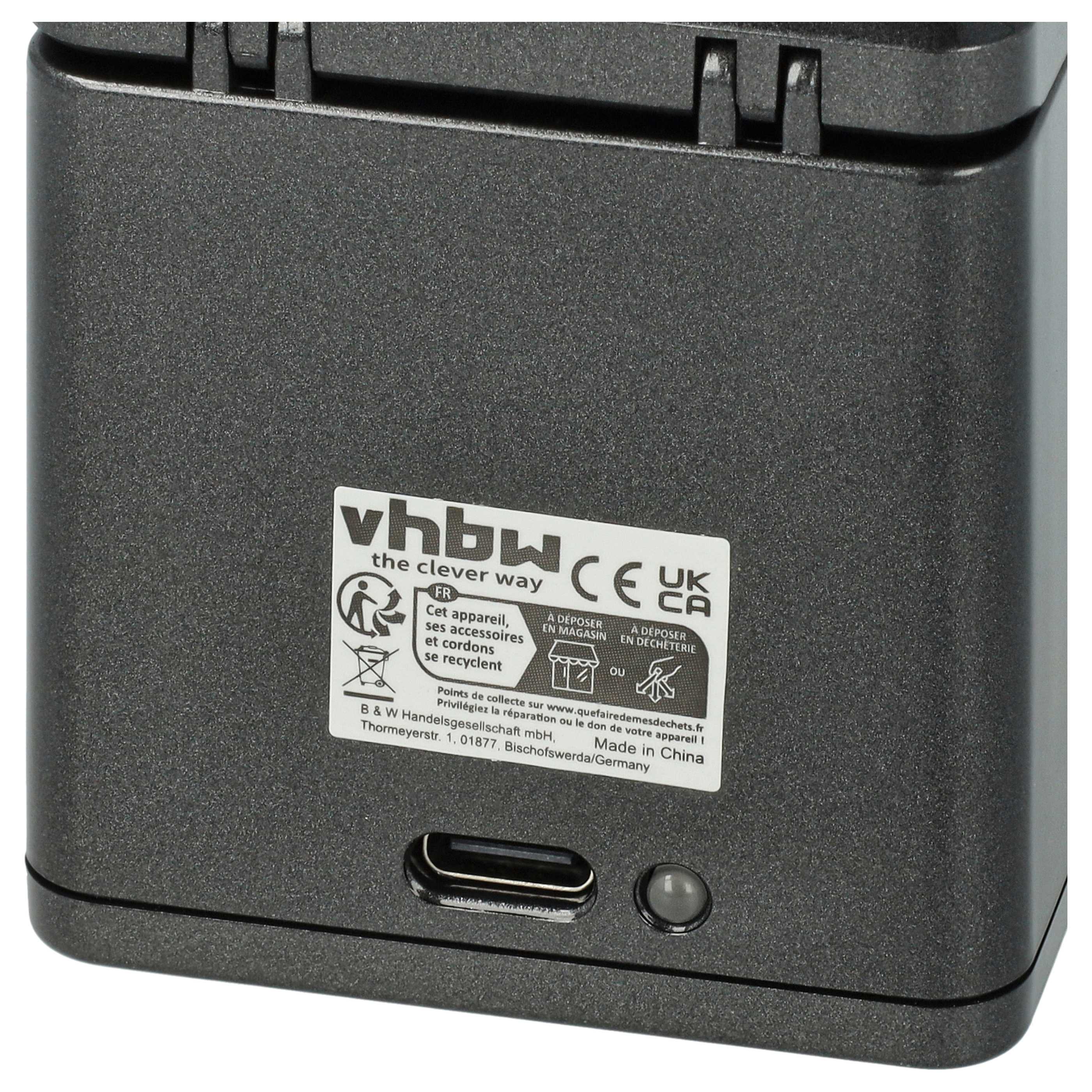 Battery Charger USB-C + Cable USB-C replaces GoPro JH-GP13 for GoPro Digital Camera