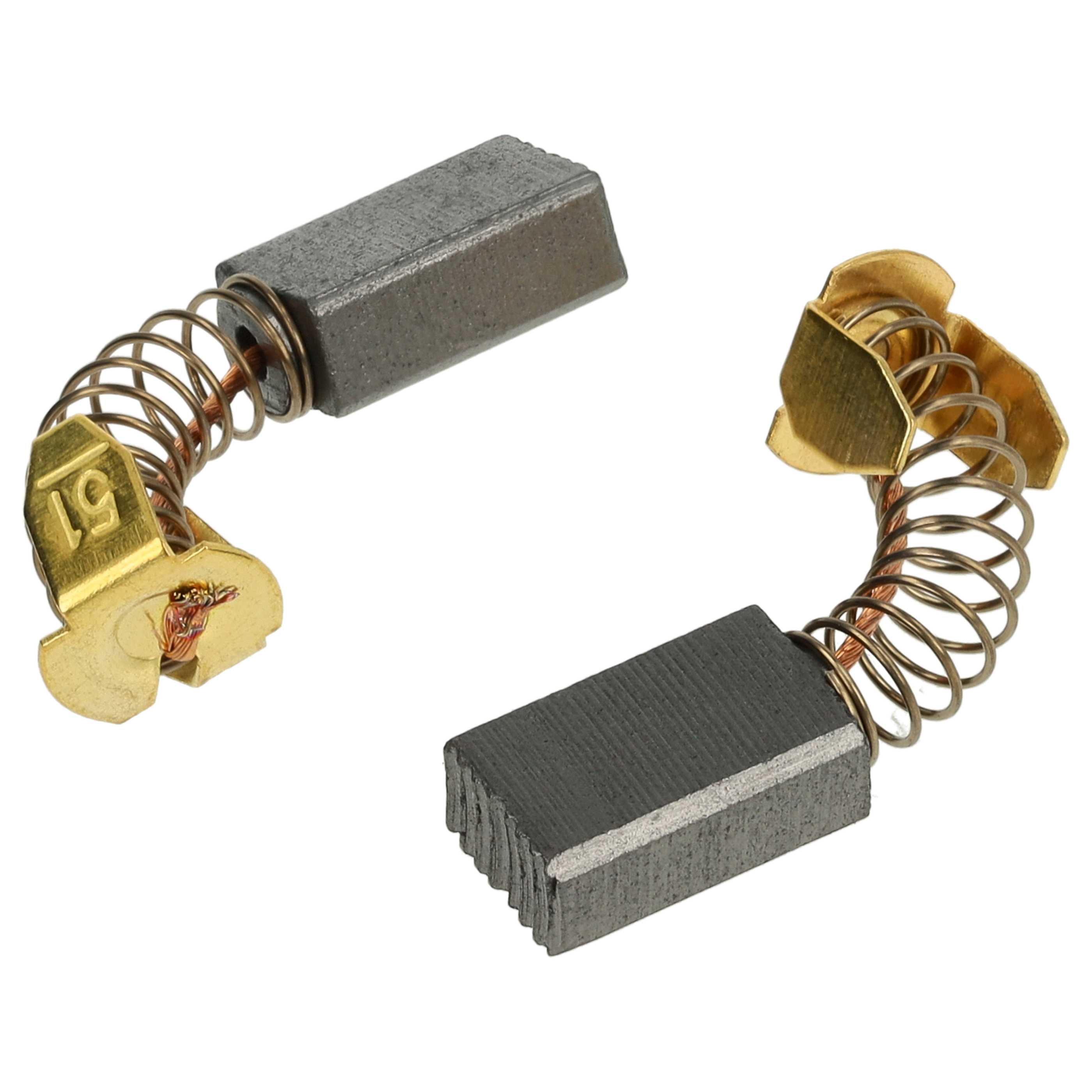 2x Kohlebürste als Ersatz für Makita 181021-2, CB-51, 191947-0 für Elektrowerkzeug - 5 x 8 x 12,8mm