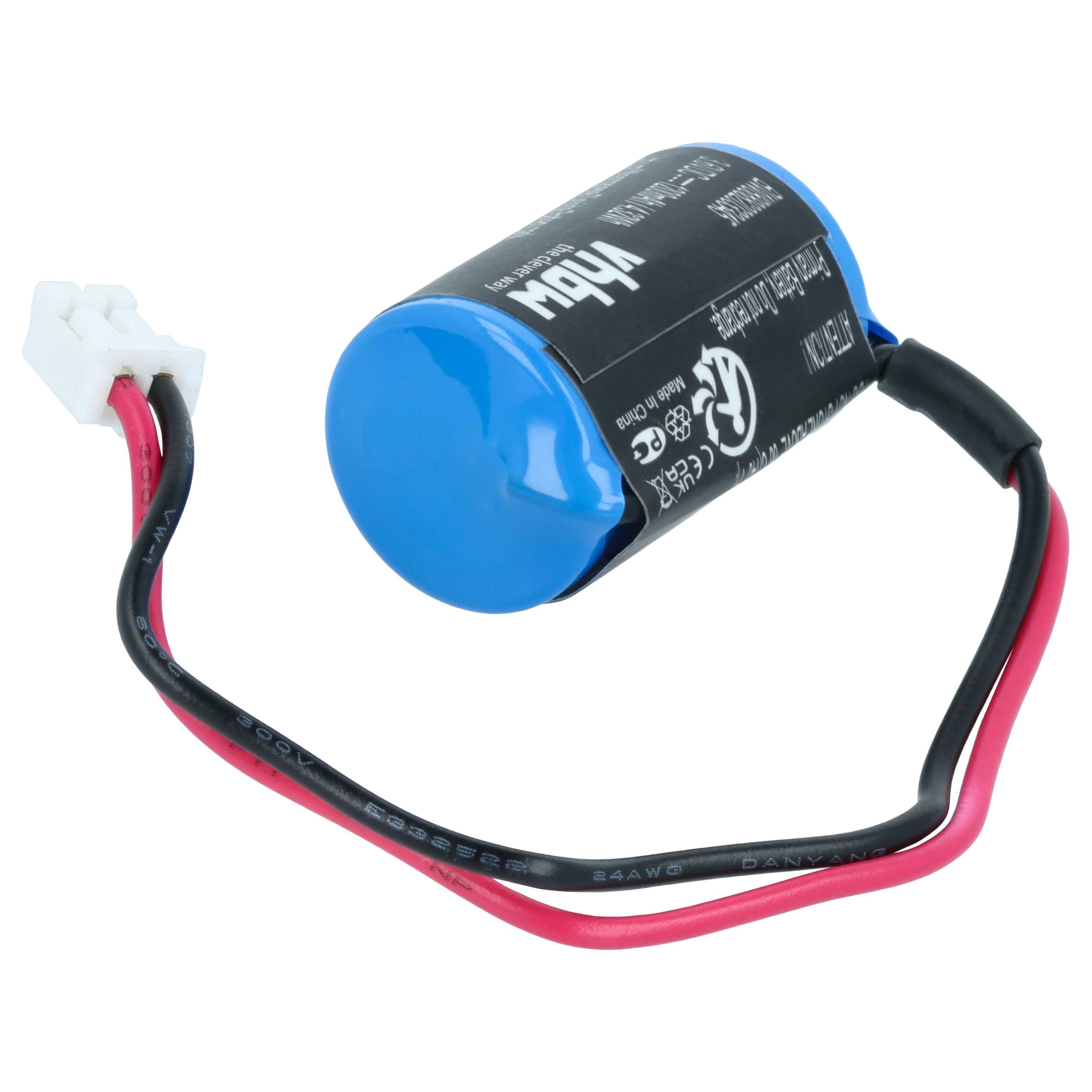 Pile (2 pcs.) remplace Siemens A2C59511954, A2C59511954X chronotachygraphe - 1200mAh 3,6V Li-SOCl2