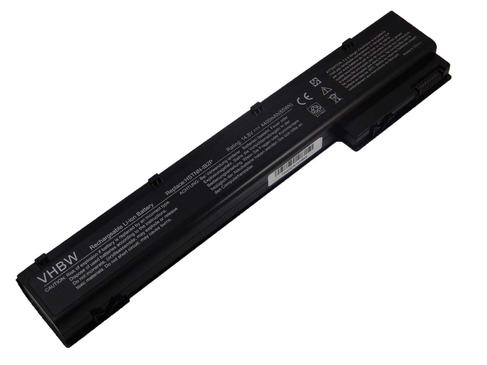 Batterie remplace HP 632114-421, 632113-151, 632425-001 pour ordinateur portable - 4400mAh 14,8V Li-ion, noir