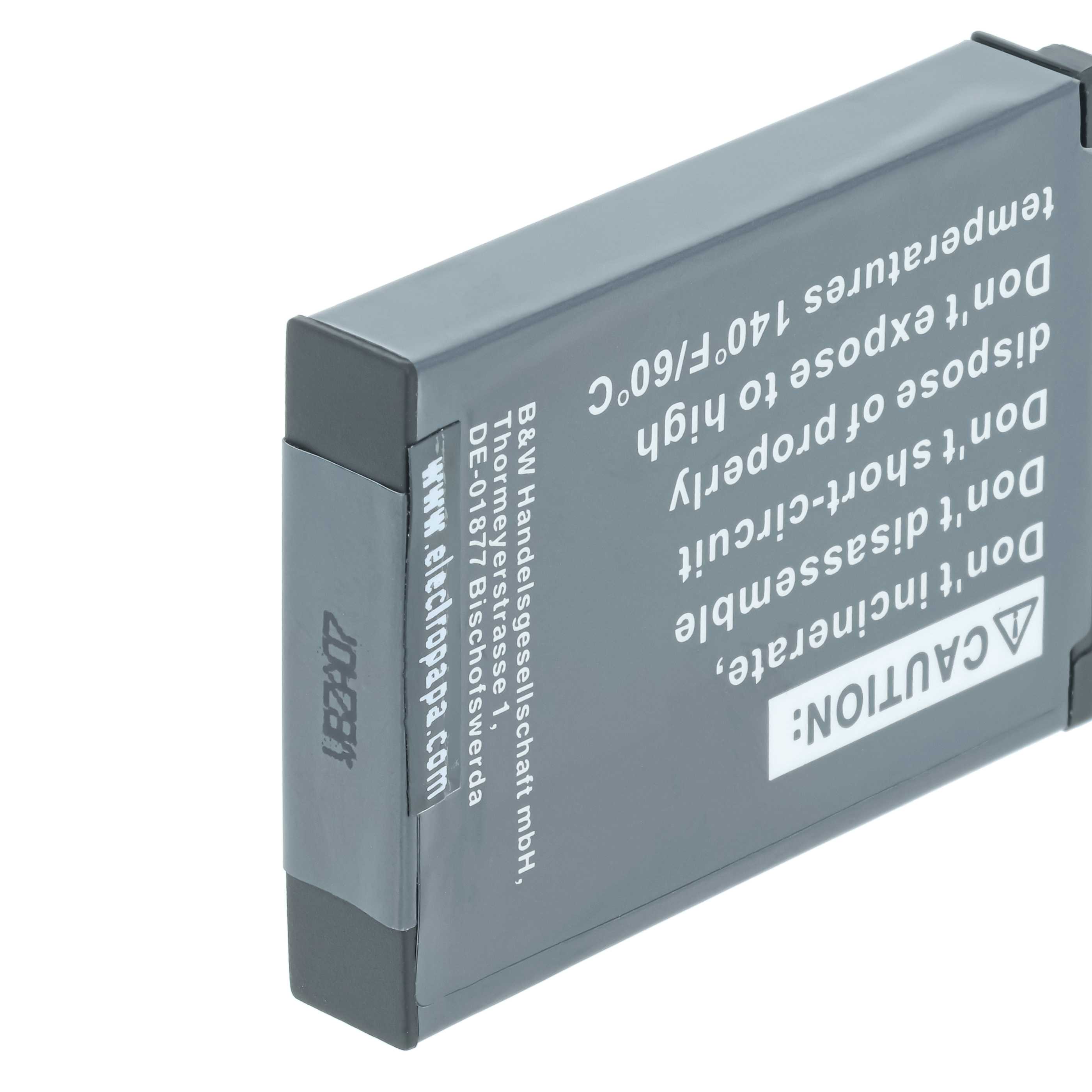 Batteria per videocamera sostituisce Toshiba PC1733E-1BRS, PX1733 - 700mAh 3,7V Li-Ion