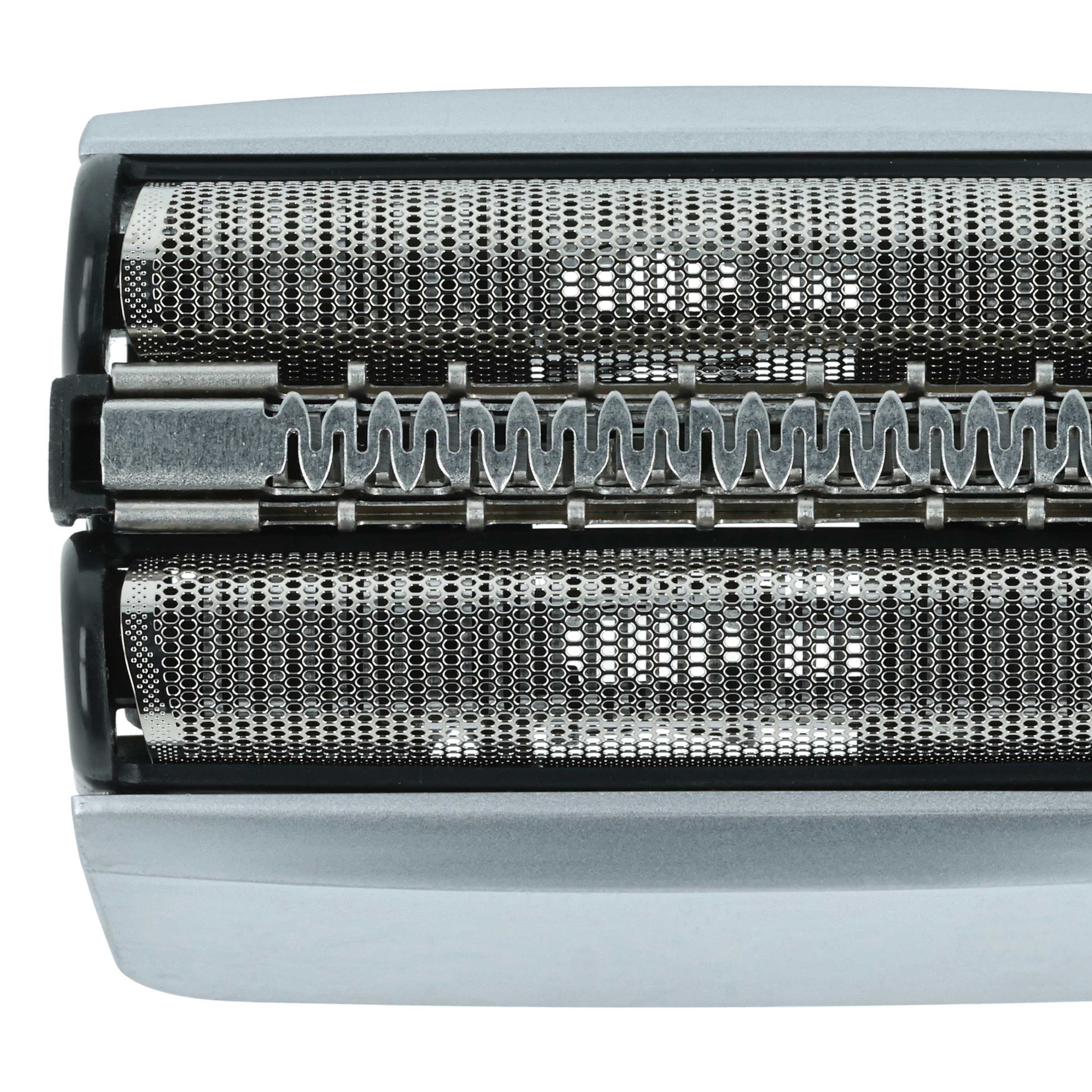 2x Shaving Heads replaces Braun 83M for Braun Electric Razor, black / silver