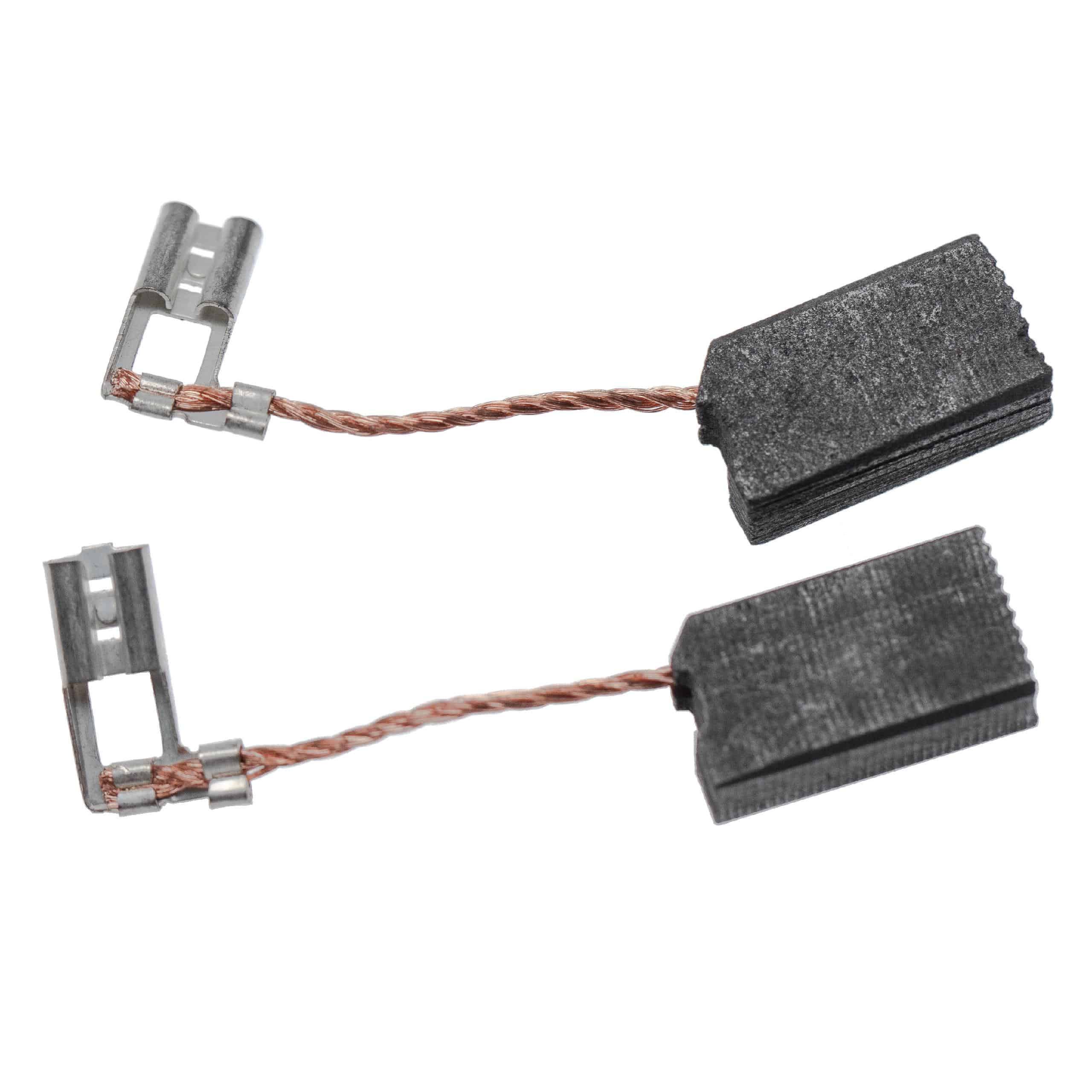2x Carbon Brush as Replacement for Hilti 76594 Electric Power Tools + Angled Connector, 6 x 10 x 18mm