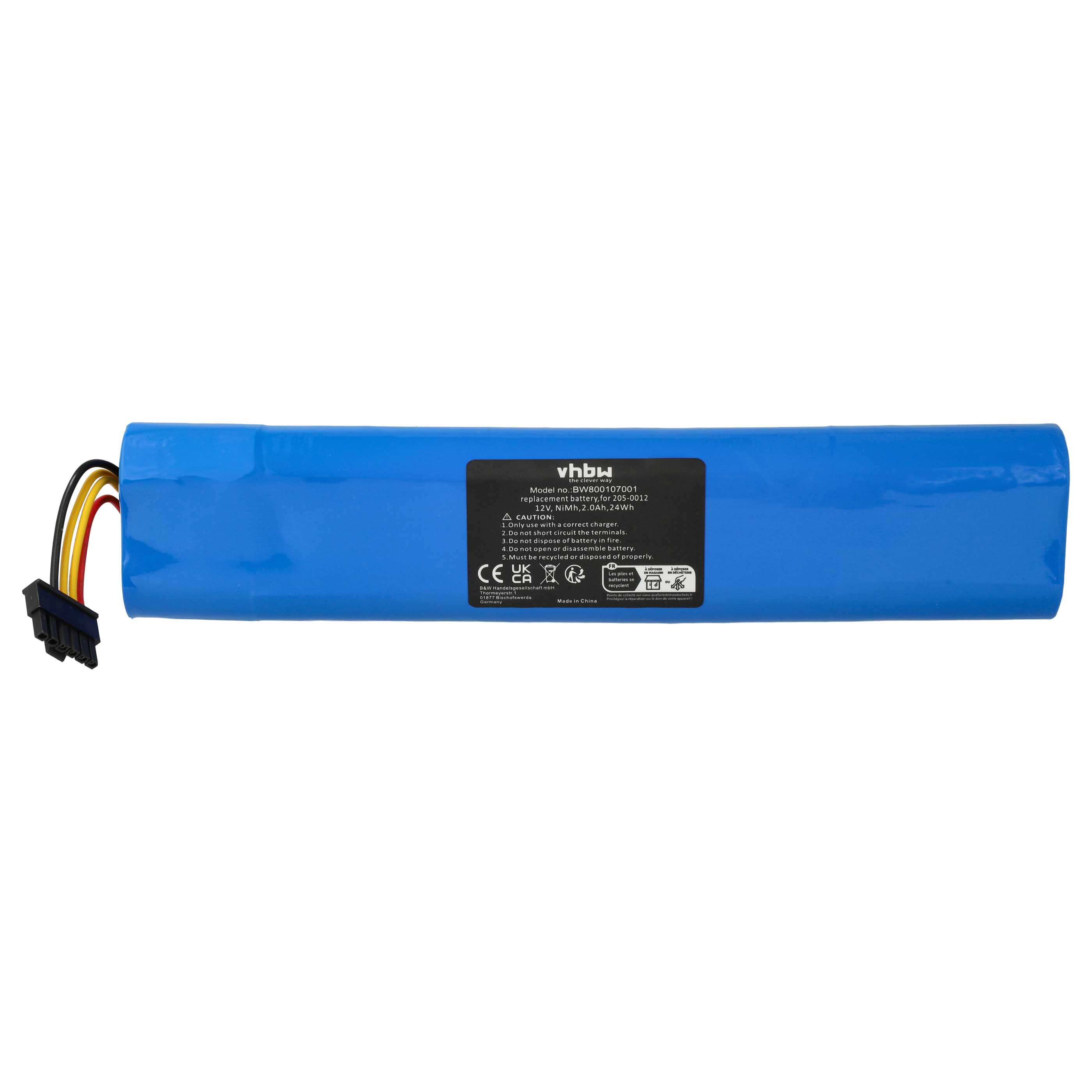 Battery suitable for Neato Botvac D85 2000mAh, 12V, NiMH