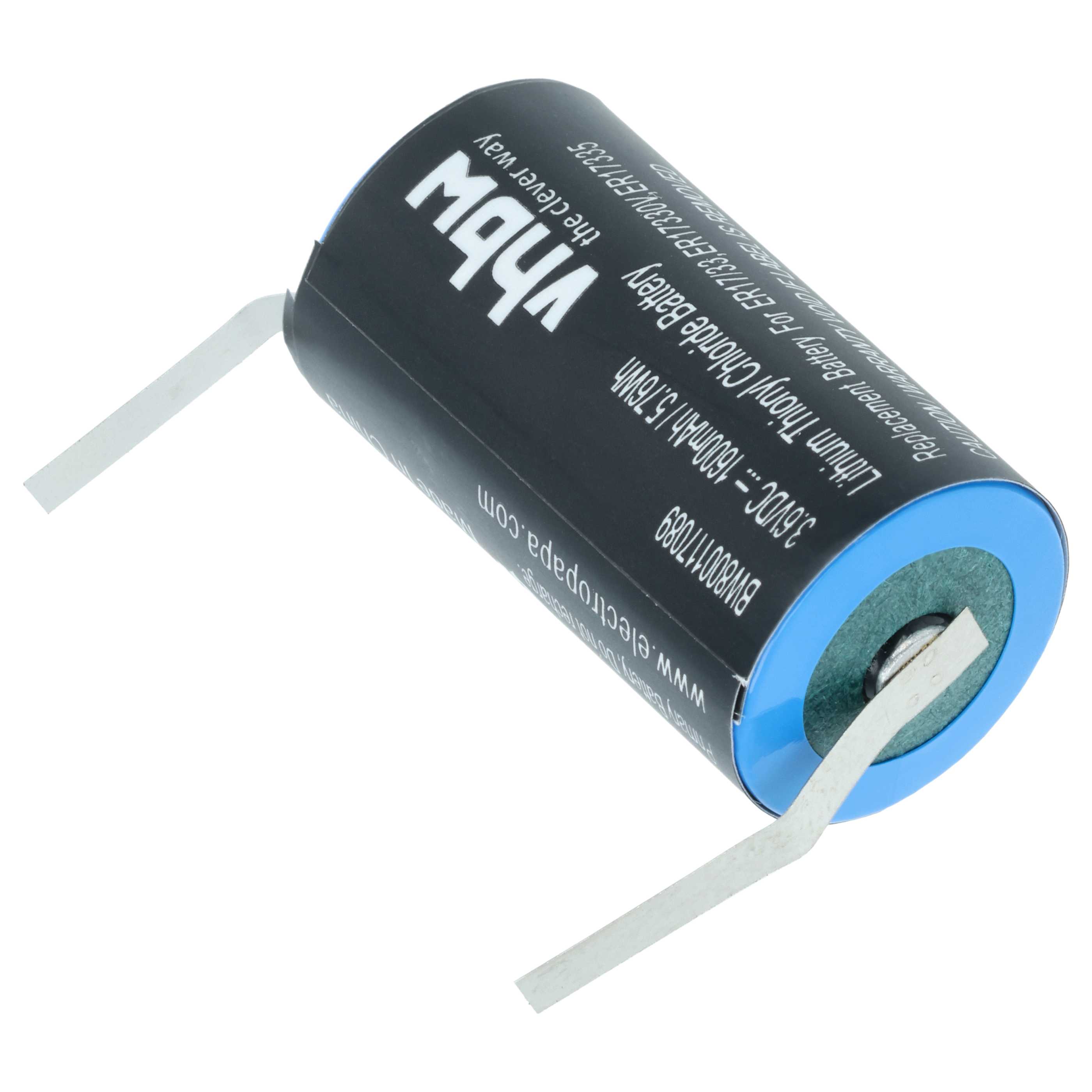 Batería reemplaza Maxell ER17/33 para Omron - 1600mAh 3,6V Li-MnO2, 1x celdas