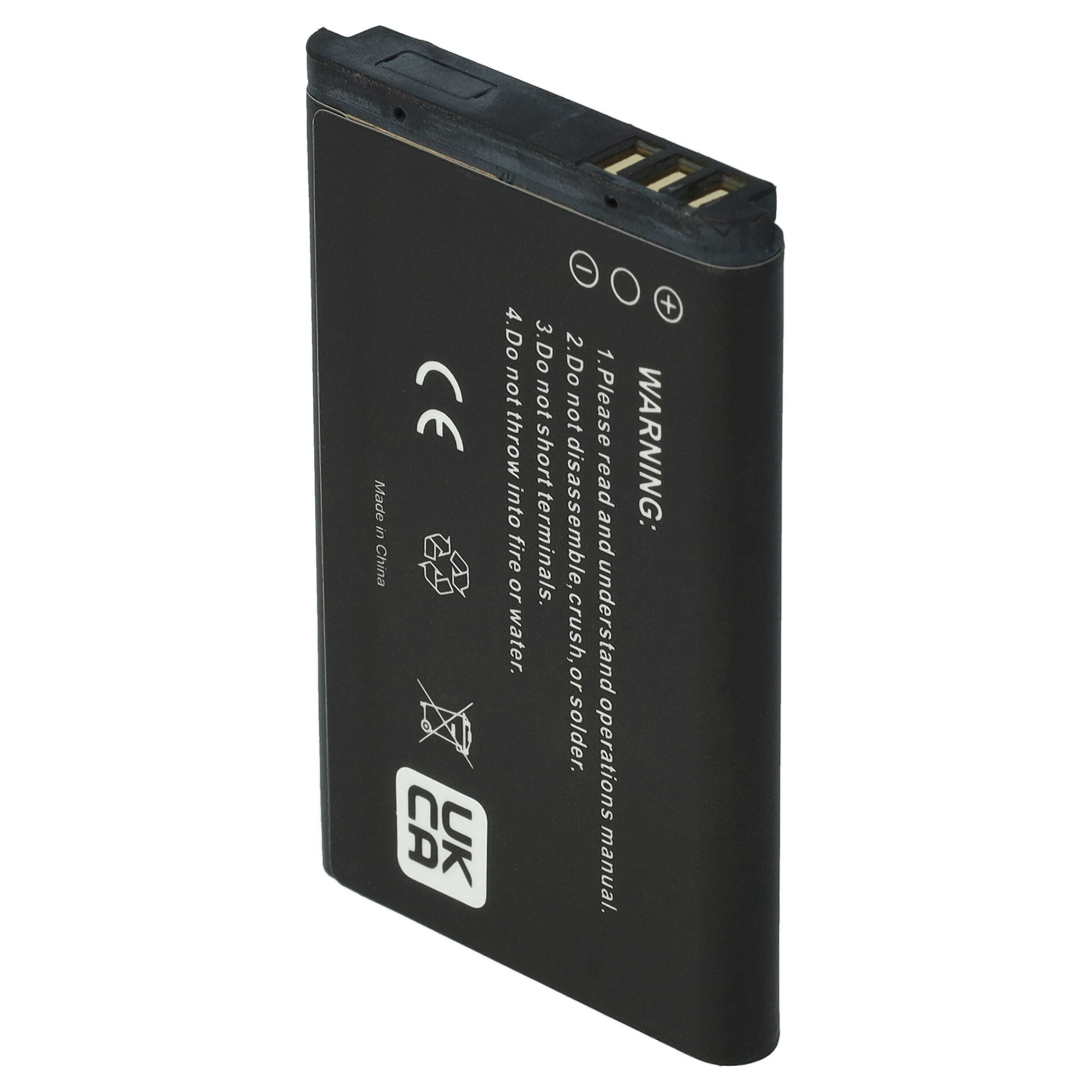Batteria per ricevitore GPS bluetooth sostituisce HX-N3650A, BA-01, HXE-W01 Royaltek - 700mAh 3,7V Li-Ion