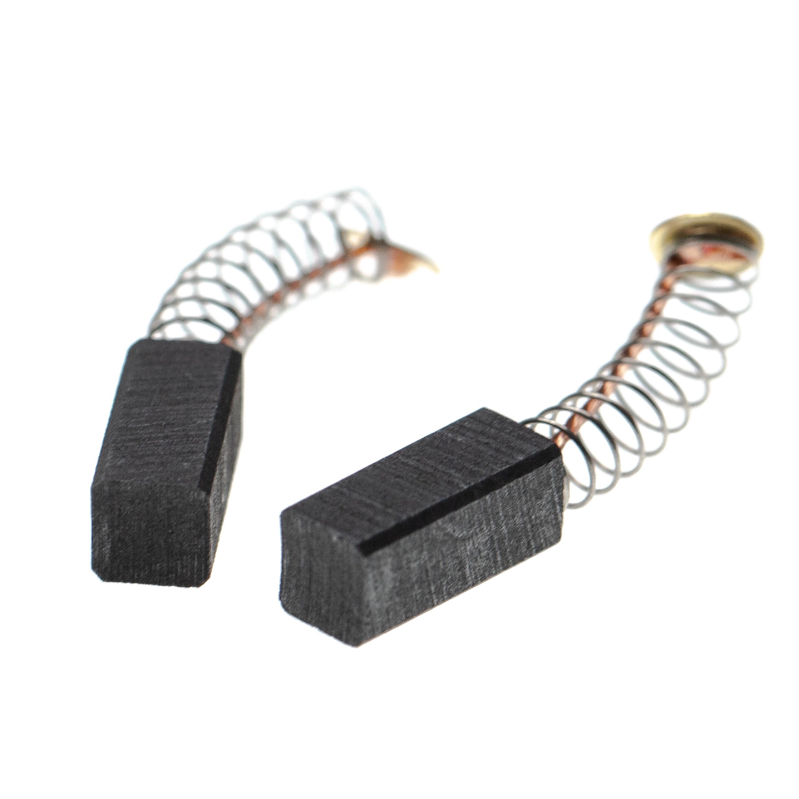 2x Carbon Brush as Replacement for Metabo 316033390 Electric Power Tools + Spring, 14 x 6 x 6mm