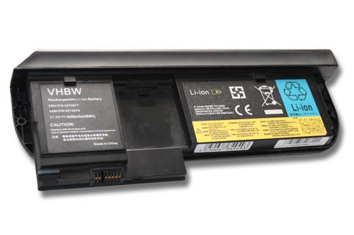Batterie remplace Lenovo 0A36316, 0A36286, 0A36285 pour ordinateur portable - 4400mAh 11,1V Li-ion, noir
