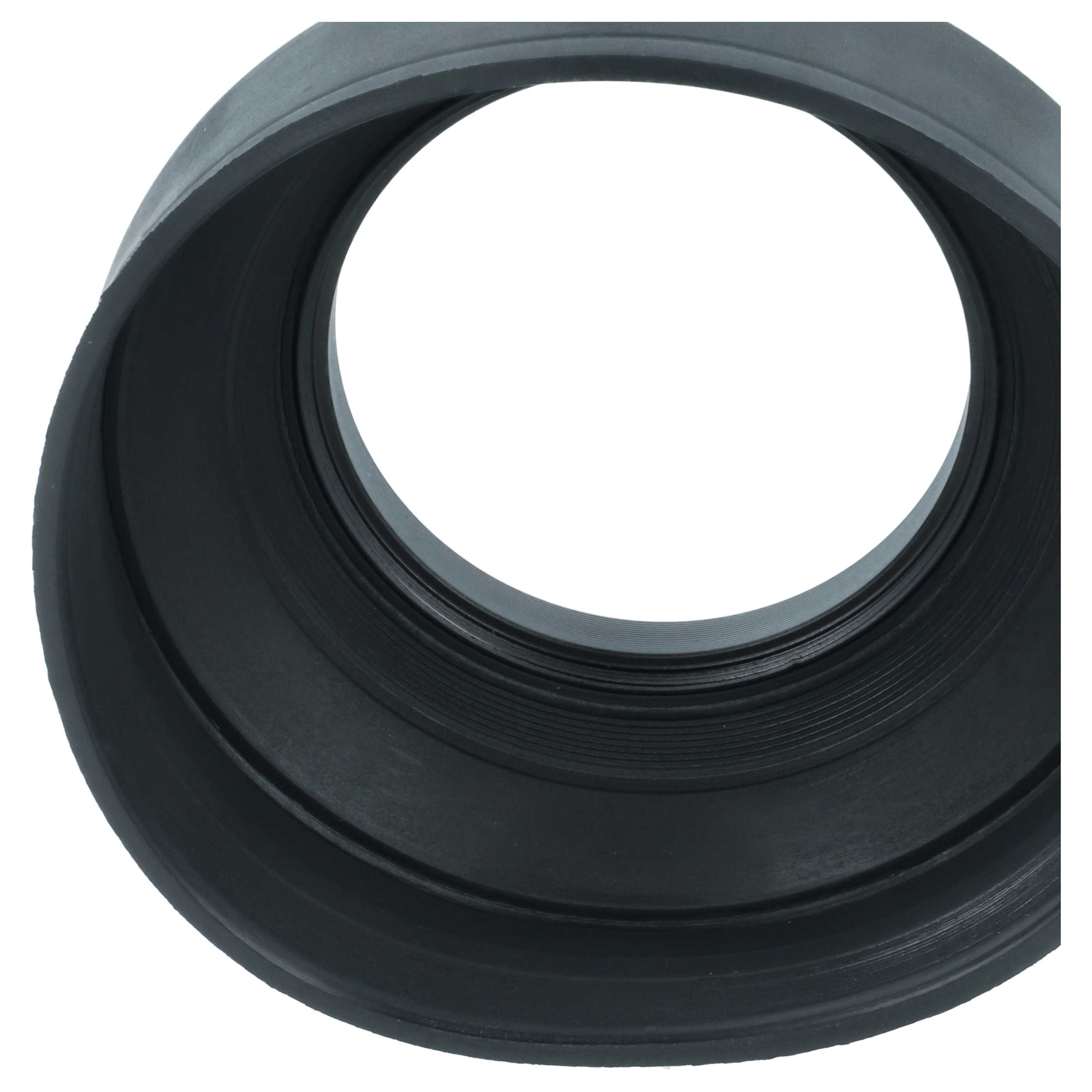 Lens Hood suitable for Lens with 62 mm Diameter, rubber, black