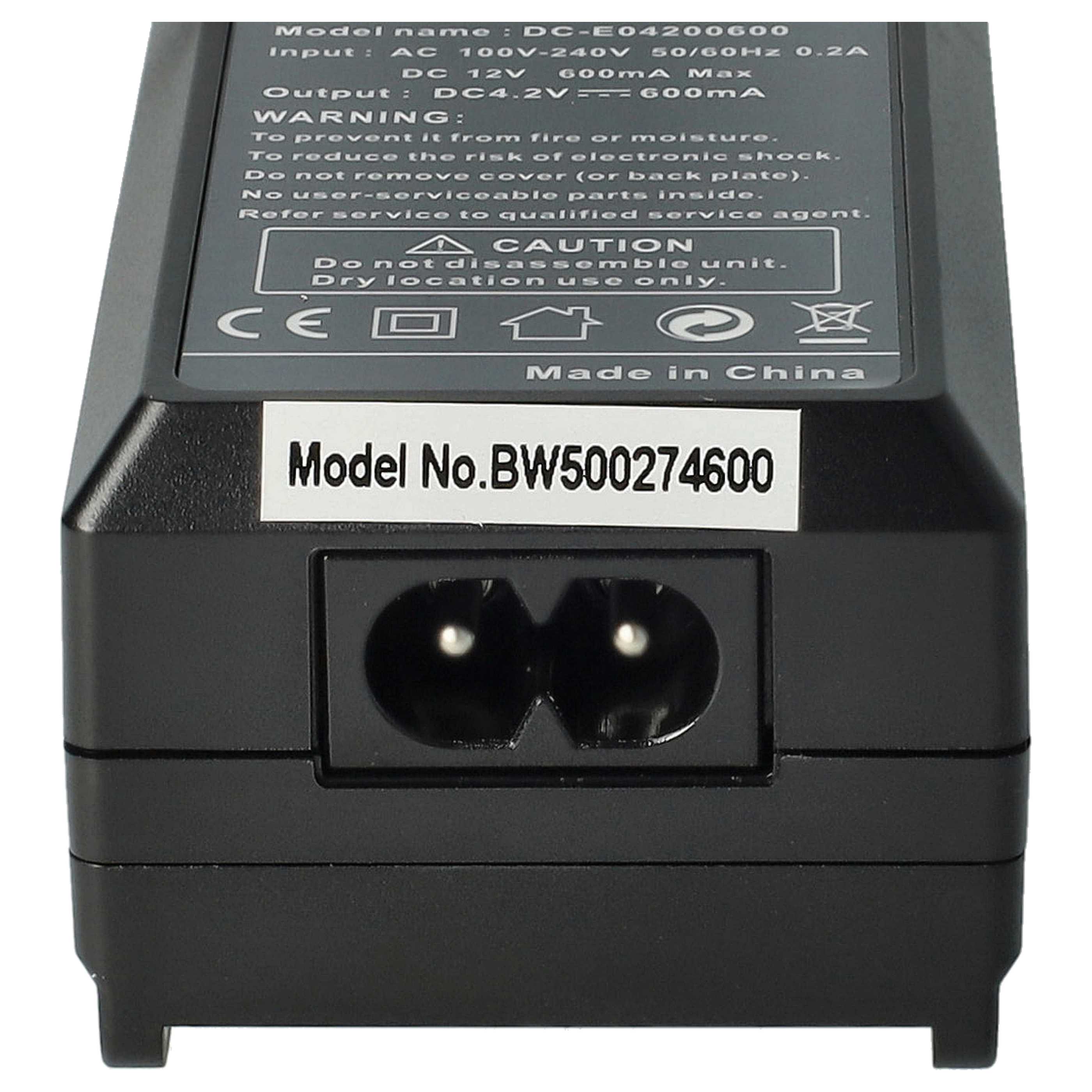 1x Ladestation, 1x Akku als Ersatz für BenQ NP-40DBA, NP-40, NP-40DCA für Praktica Kamera u.a. - Ladeset