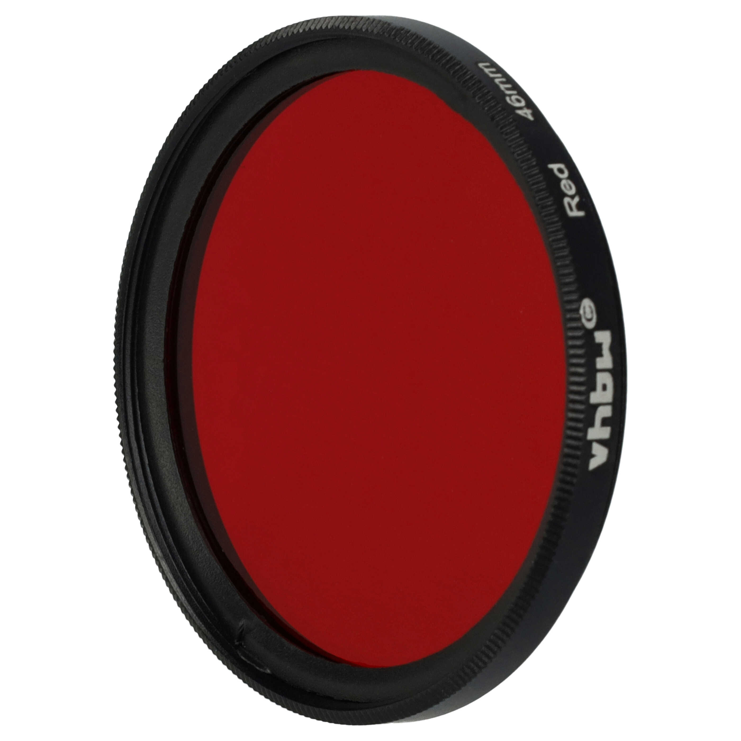 Coloured Filter, Red suitable for Camera Lenses with 46 mm Filter Thread - Red Filter