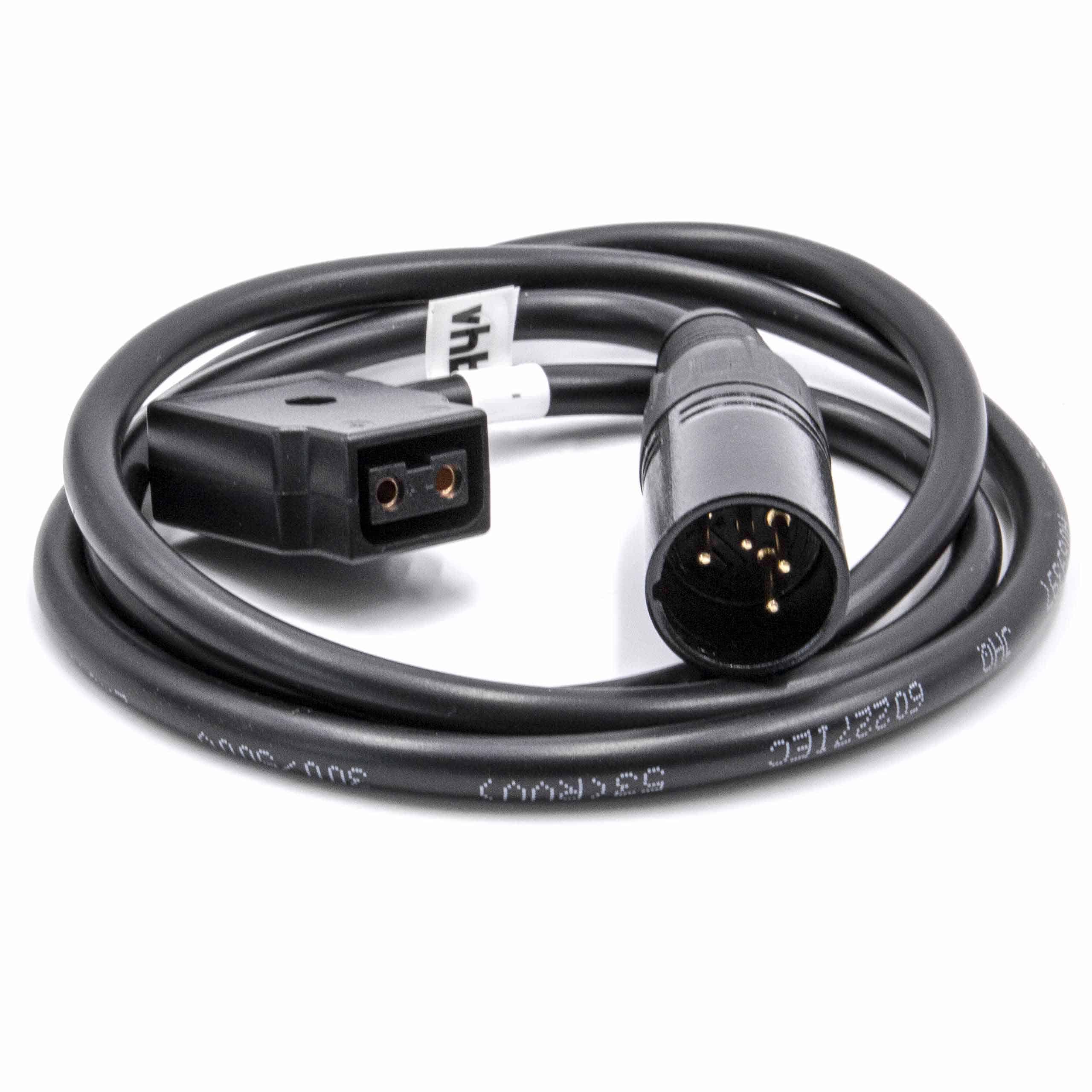 Kabel adapter D-Tap (ż) - XLR 4-pin do aparatu 602, 1303, LVM-170A, PMW-F55 Practilite - 1 m