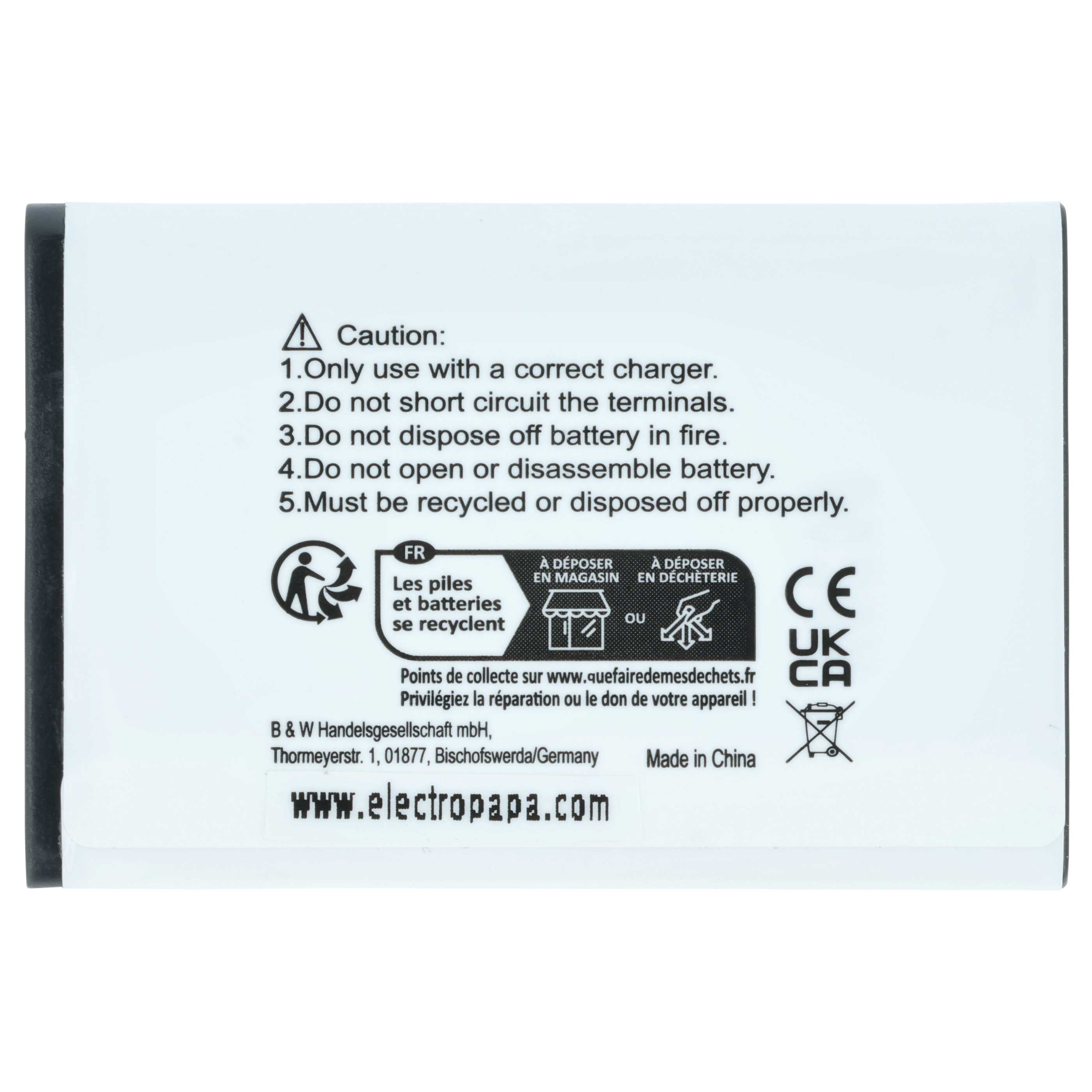 Akumulator do telefonu smartfona zamiennik Samsung AB463651BABSTD, AB463651BA - 1050 mAh 3,7 V Li-Ion
