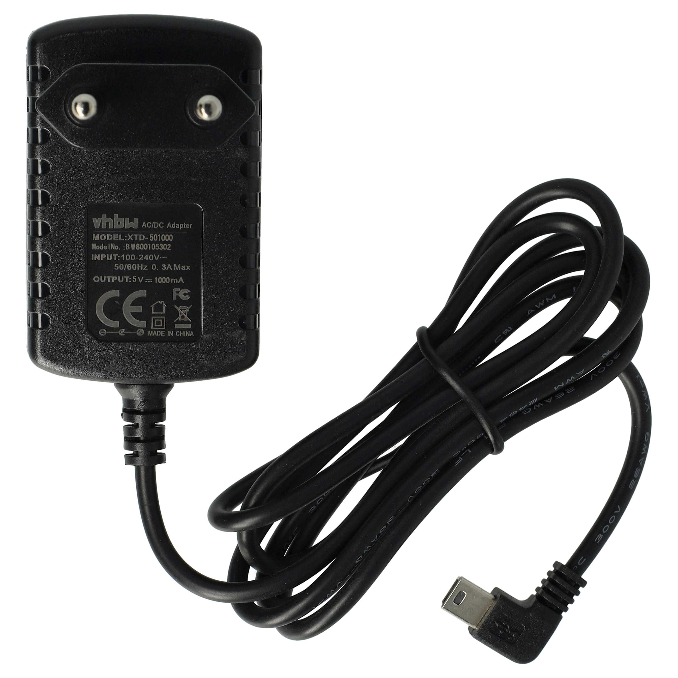 Cargador universal USB Mini para aparato eléctrico - 1,0 A / 5 V