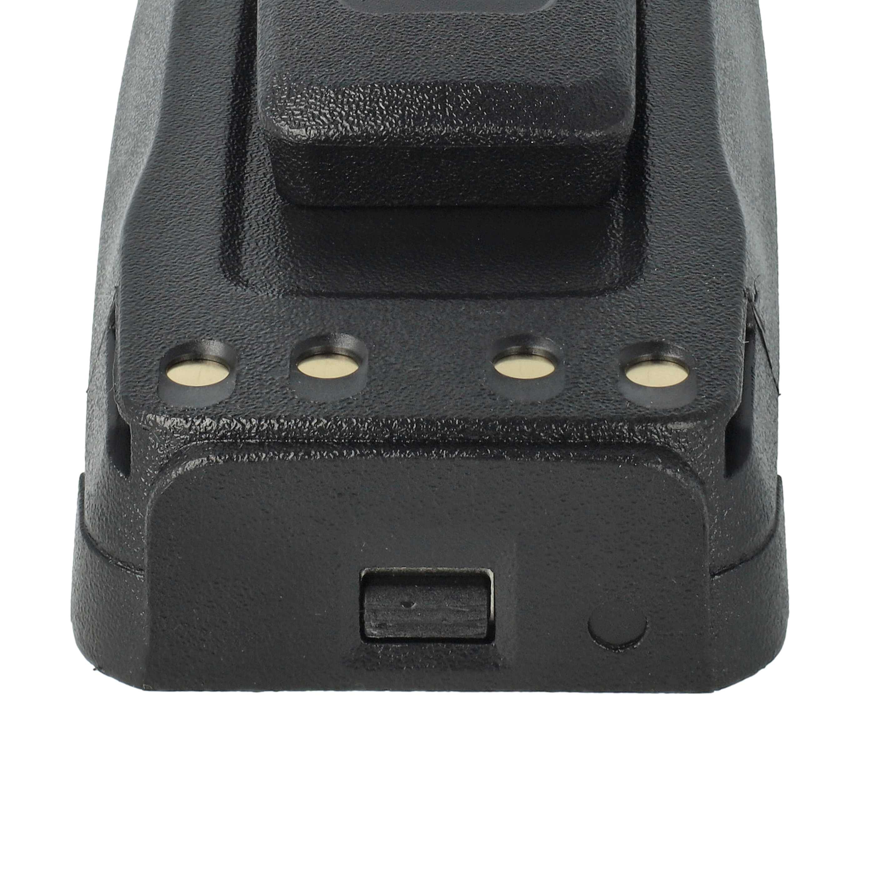 Radio 10x Battery replaces Motorola NNTN4066, PMNN4065, NNTN4077, NNTN4103 - 2600 mAh 7.4 V Li-Ion + Belt Clip
