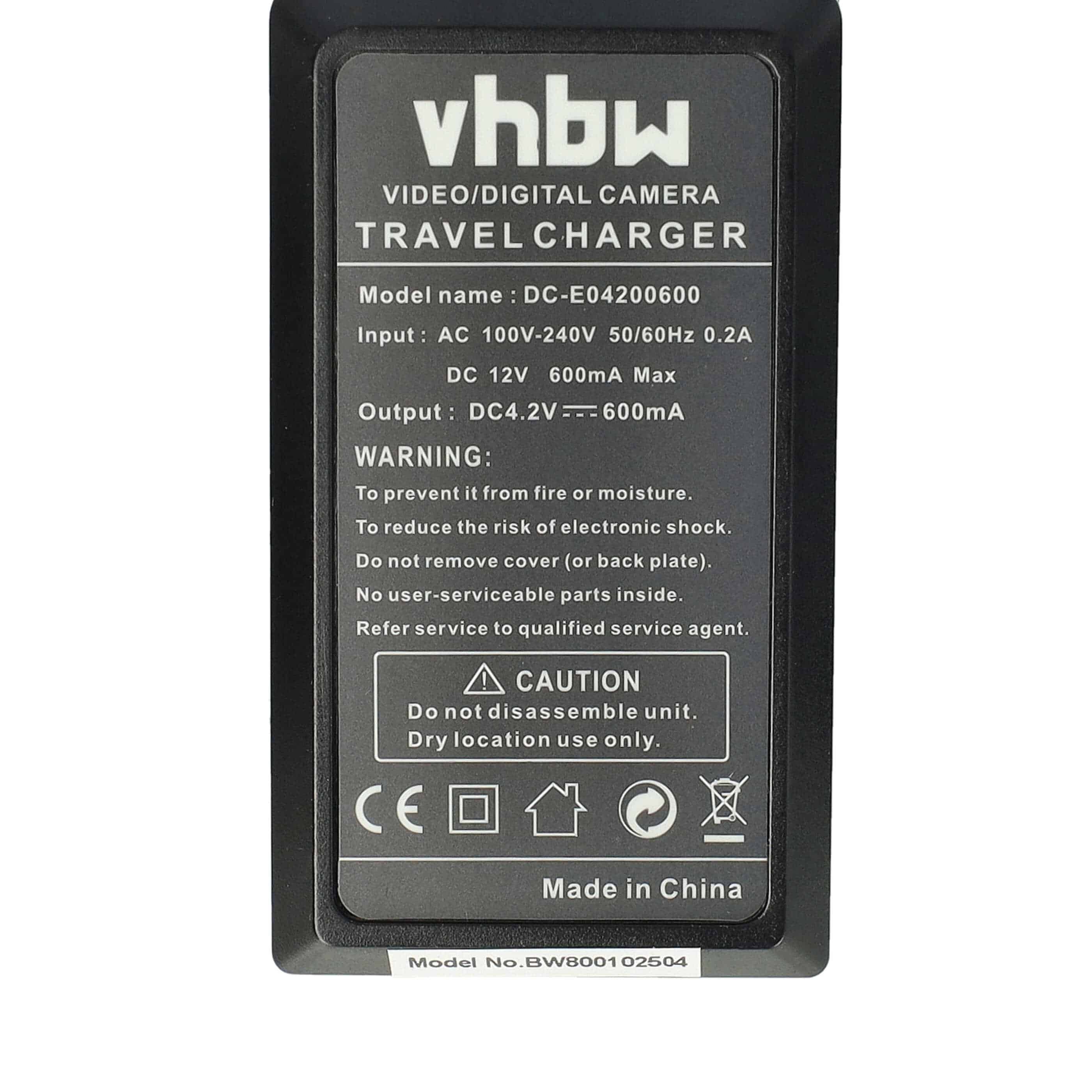 Battery Charger suitable for Casio NP-130 Camera etc. - 0.6 A, 4.2 V