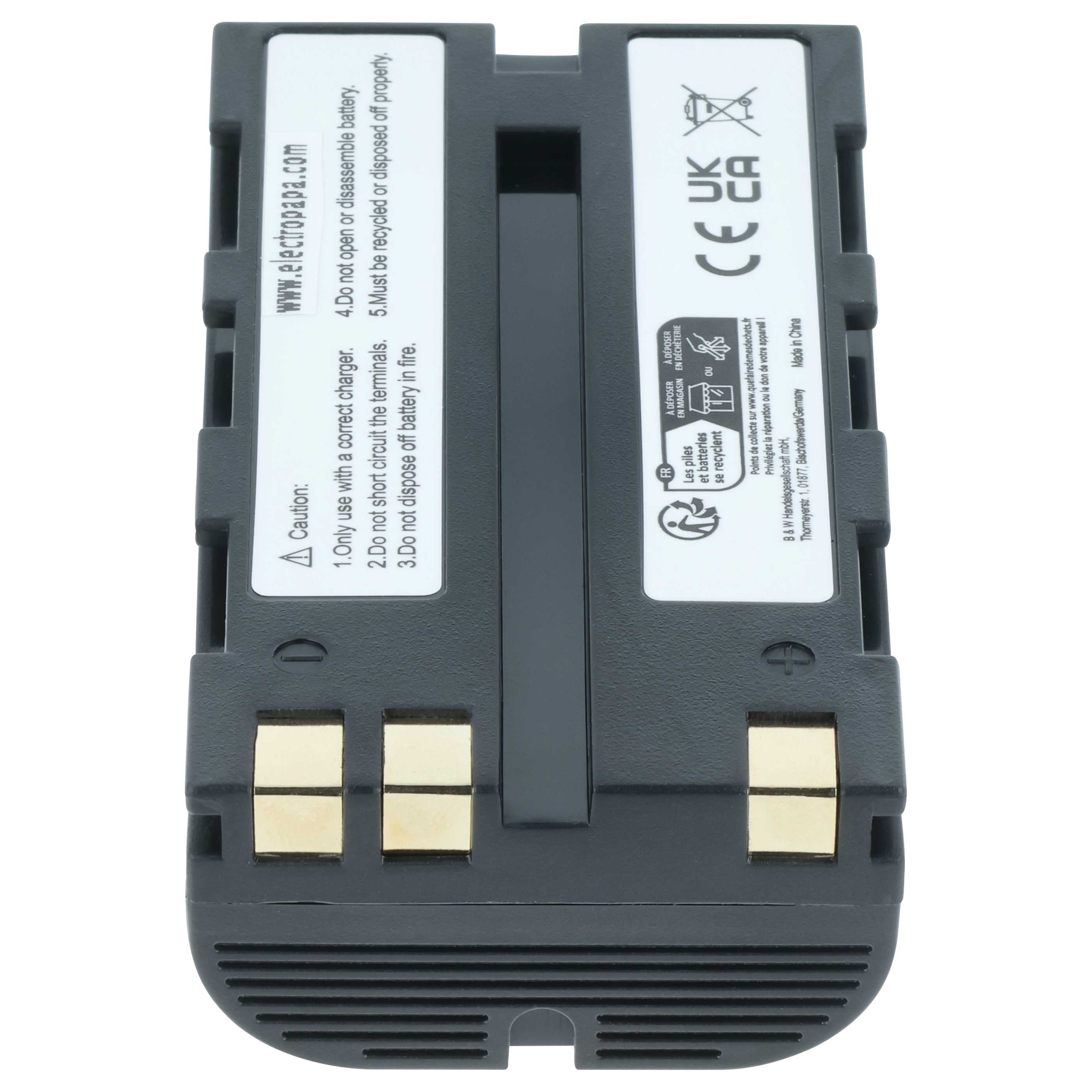 Messtechnik-Akku als Ersatz für Geomax ZBA200, ZBA400 für Leica - 2200mAh 7,4V Li-Ion