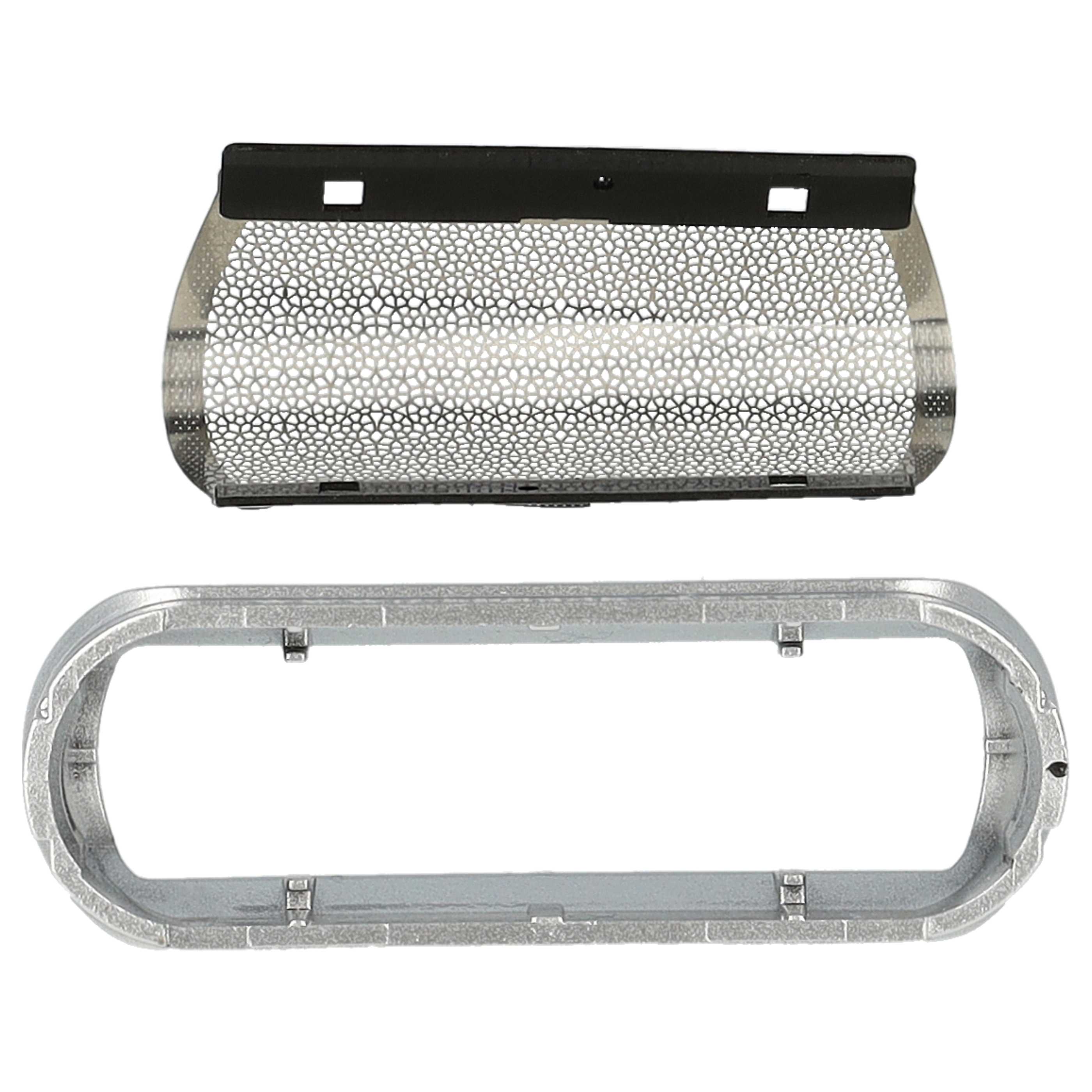 5x Shaver Foil replaces Braun 5S for Razor - incl. Frame, Silver 